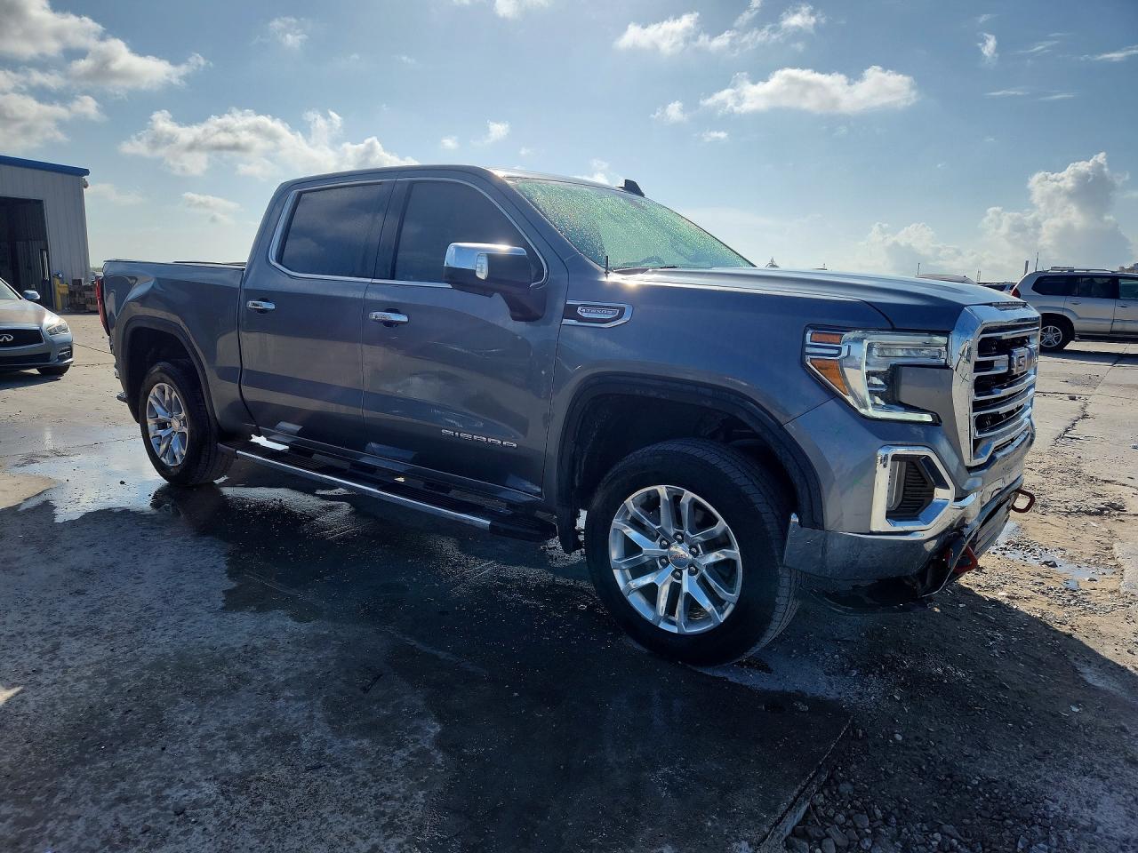 2021 Gmc Sierra C1500 Slt Серебряный vin: 3GTP8DED3MG119494