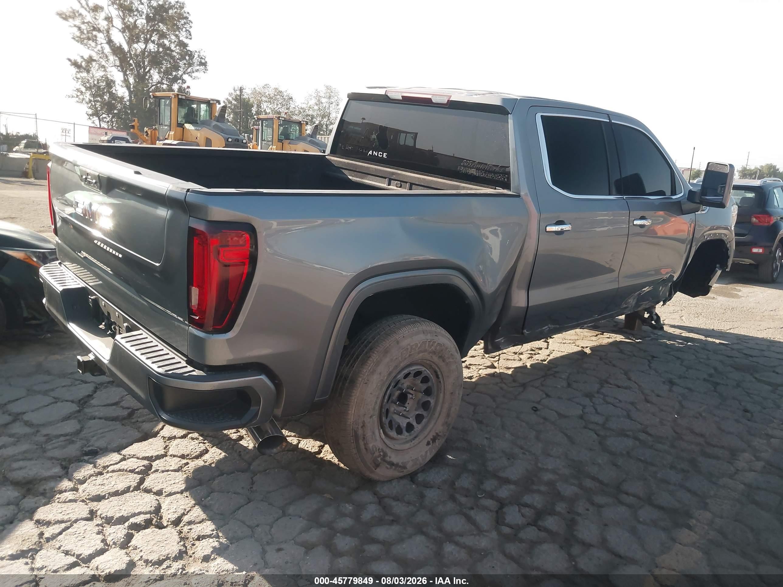2020 Gmc Sierra 1500 2wd  Short Box Slt Серый vin: 3GTP8DED5LG356597