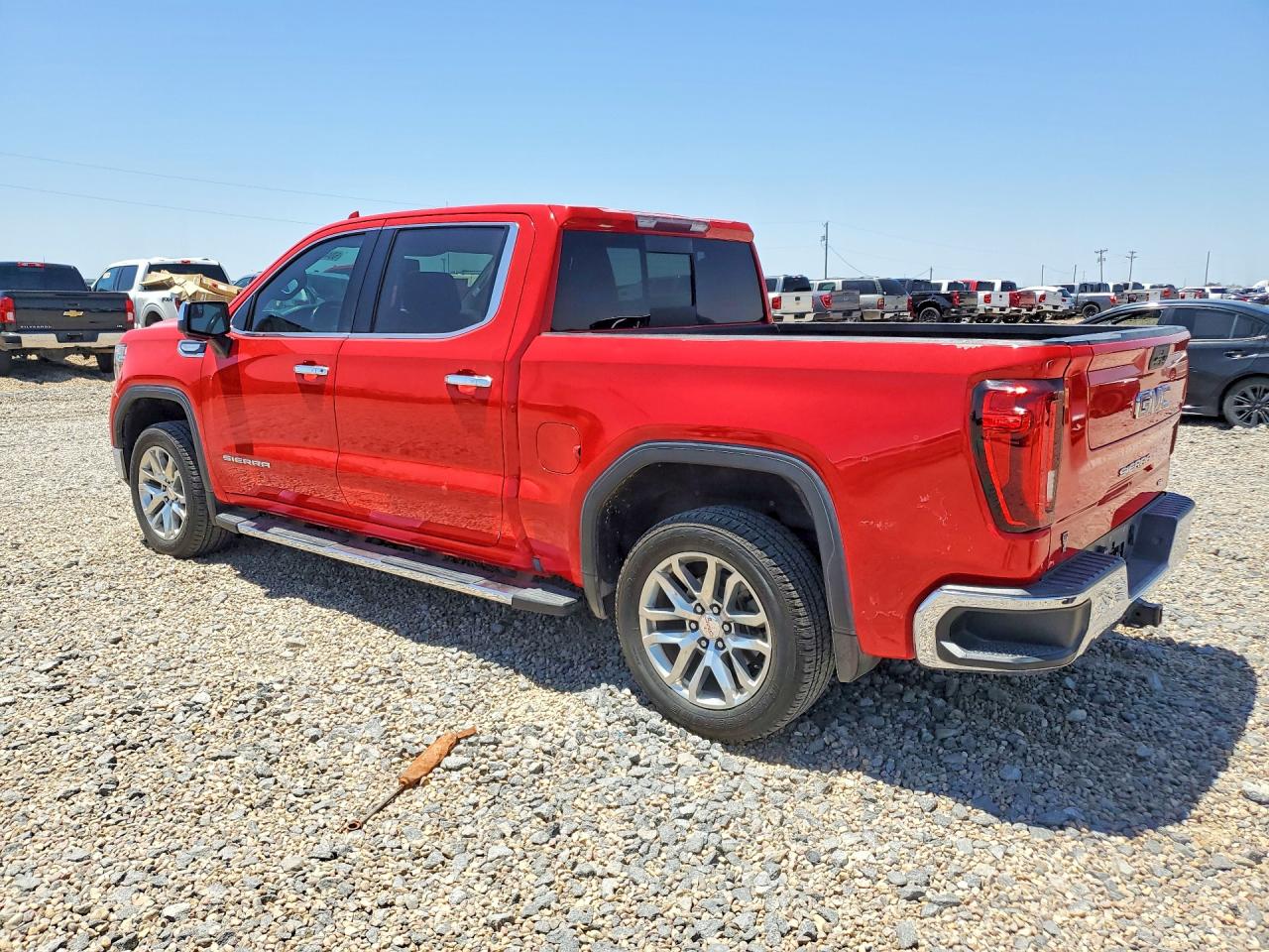 2019 Gmc Sierra C1500 Slt Red vin: 3GTP8DED6KG203497