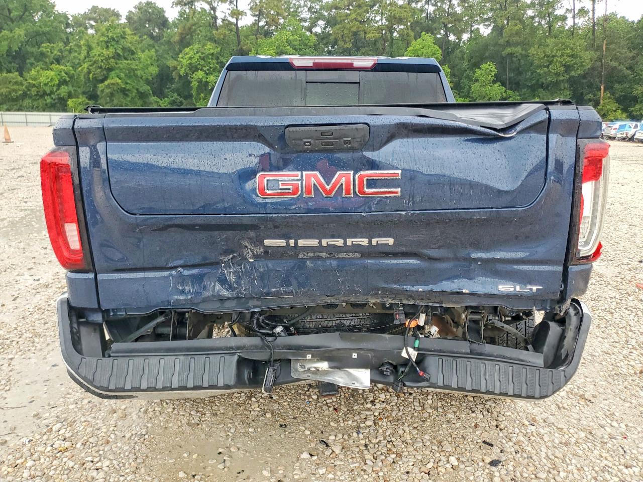 2020 Gmc Sierra C1500 Slt Синий vin: 3GTP8DED6LG380200