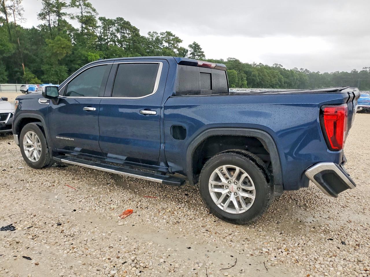 2020 Gmc Sierra C1500 Slt Синий vin: 3GTP8DED6LG380200