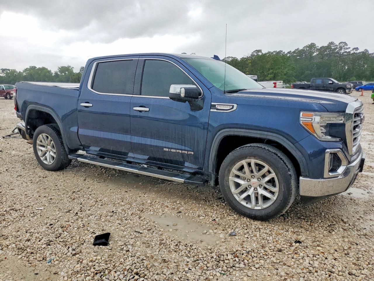 2020 Gmc Sierra C1500 Slt Синий vin: 3GTP8DED6LG380200