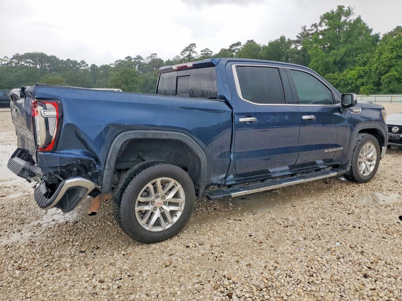 2020 Gmc Sierra C1500 Slt Синий vin: 3GTP8DED6LG380200