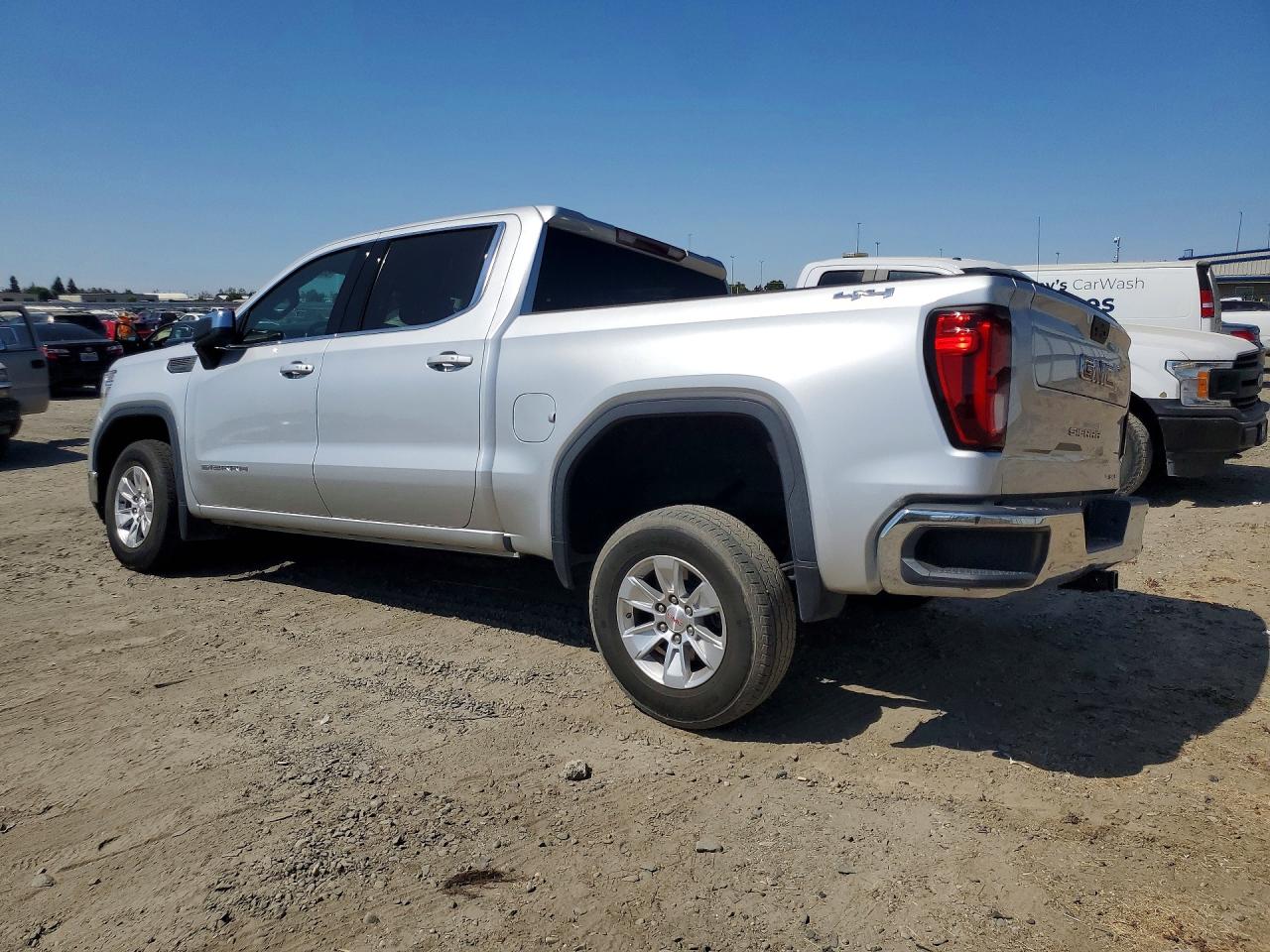 2021 Gmc Sierra K1500 Sle Silver vin: 3GTP9BEK6MG354729