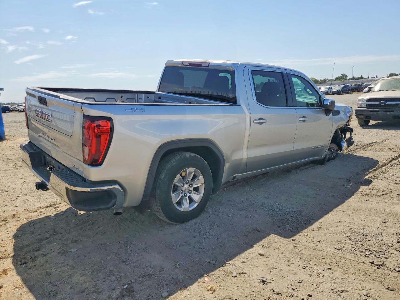 2021 Gmc Sierra K1500 Sle Silver vin: 3GTP9BEK6MG354729