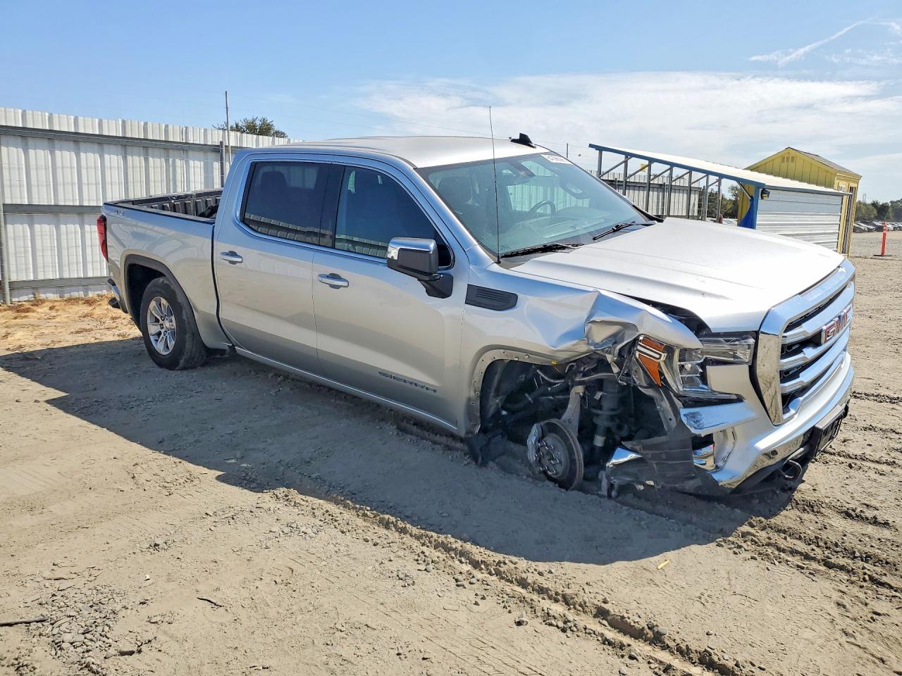 2021 Gmc Sierra K1500 Sle Silver vin: 3GTP9BEK6MG354729