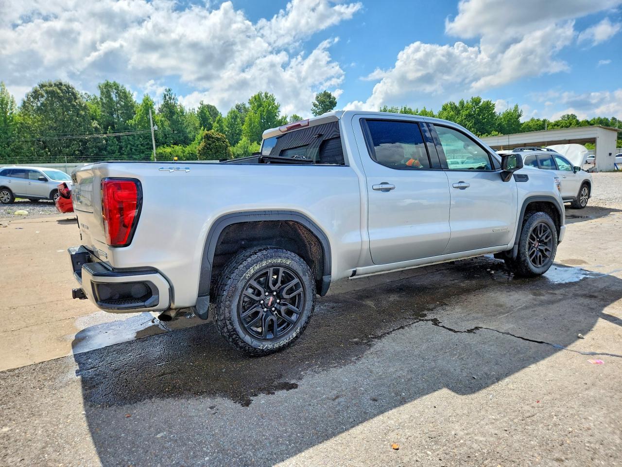 2022 Gmc Sierra Limited K1500 Elevation Silver vin: 3GTP9CEK2NG172677