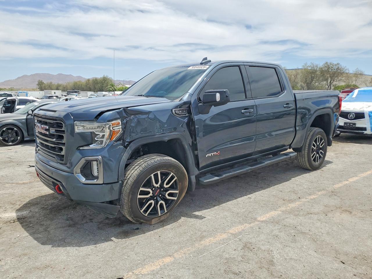 2020 Gmc Sierra K1500 At4 Blue vin: 3GTP9EED1LG425868