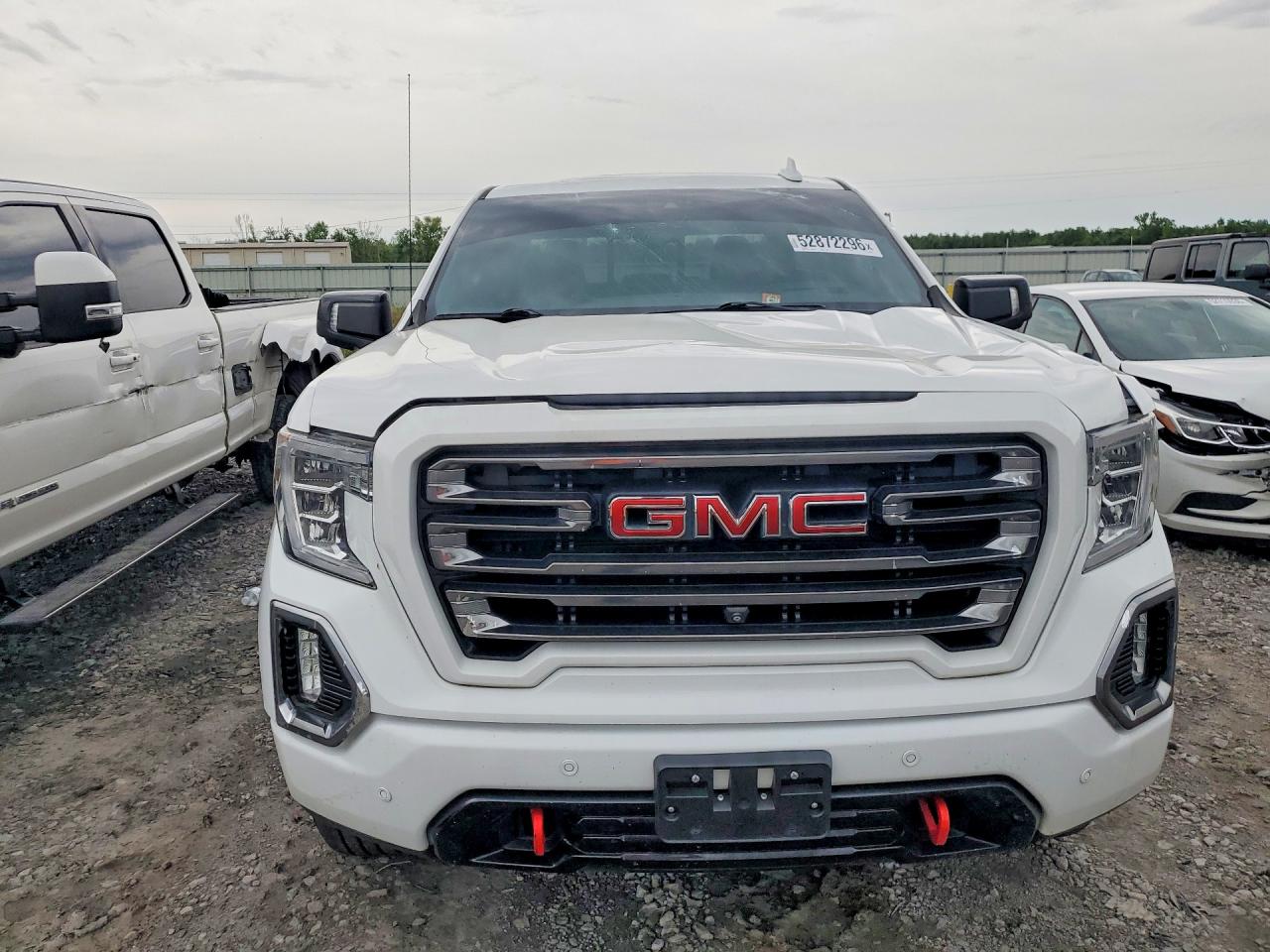 2021 Gmc Sierra K1500 At4 White vin: 3GTP9EED1MG202733