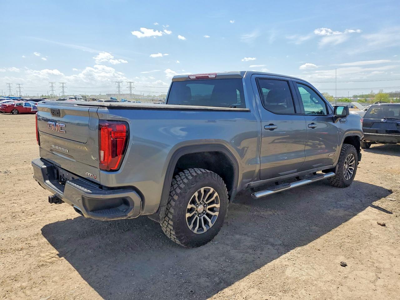 2021 Gmc Sierra K1500 At4 Gray vin: 3GTP9EED2MG398813