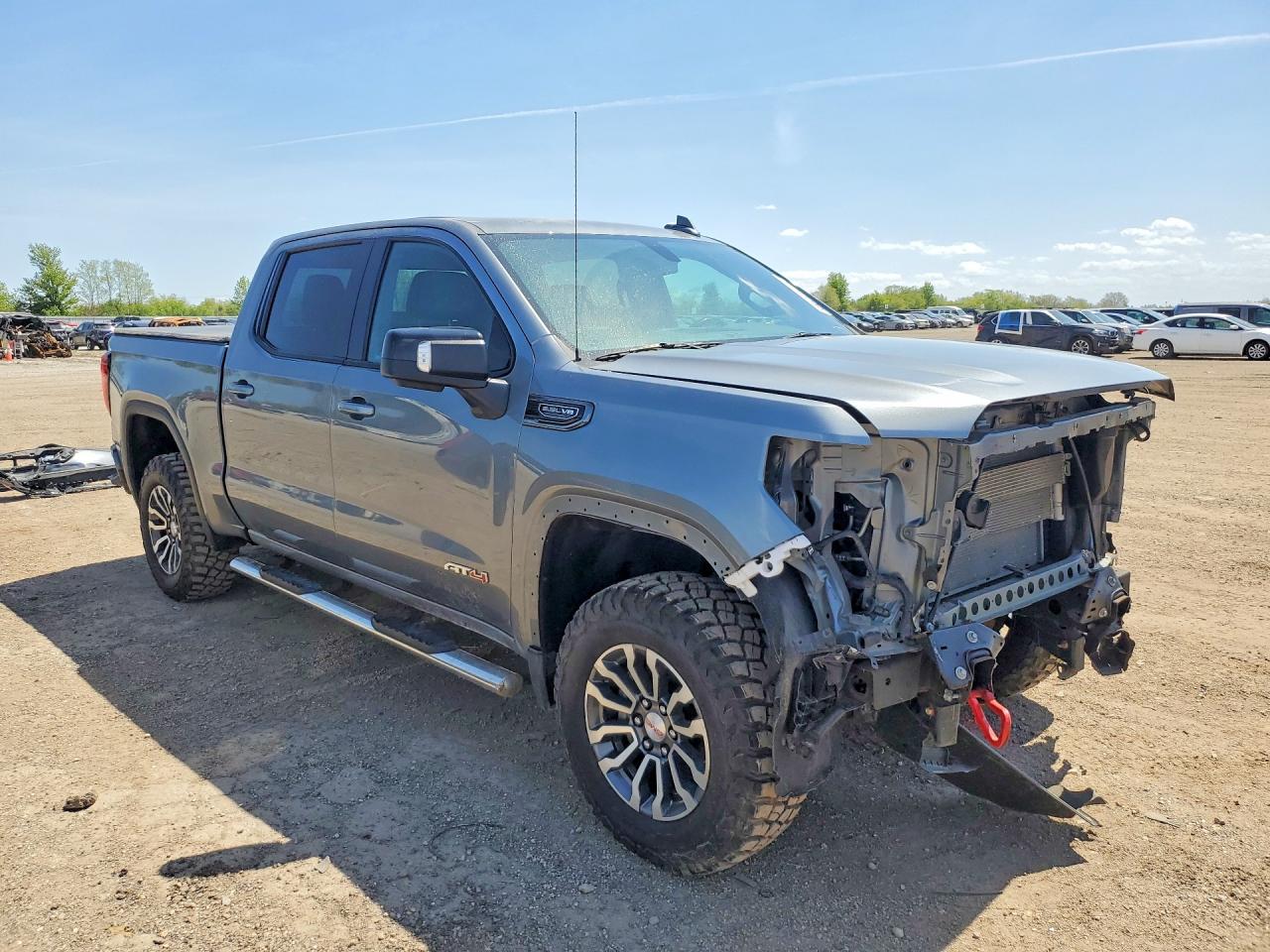 2021 Gmc Sierra K1500 At4 Gray vin: 3GTP9EED2MG398813