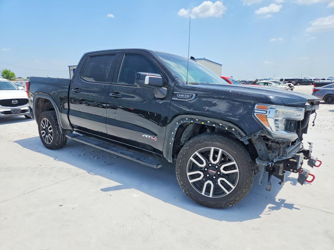 2019 Gmc Sierra K1500 At4 Gray vin: 3GTP9EED9KG281503