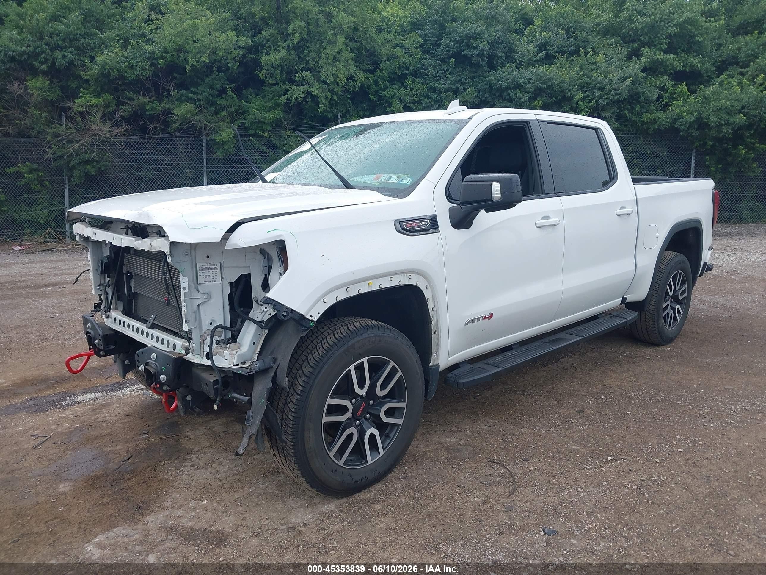 2020 Gmc Sierra 1500 White vin: 3GTP9EEL0LG421222