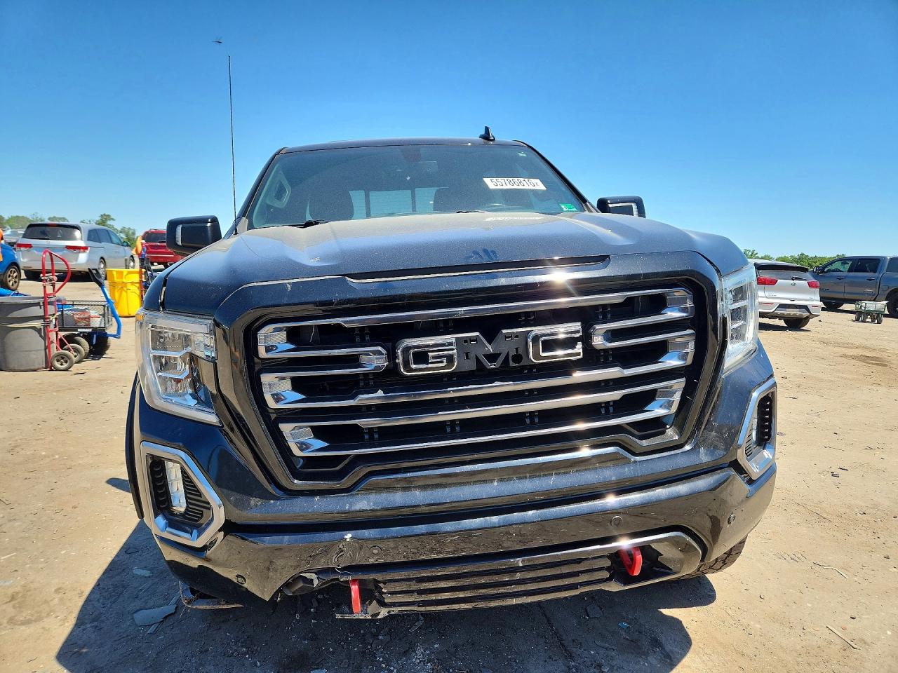 2020 Gmc Sierra K1500 At4 Black vin: 3GTP9EEL1LG250691