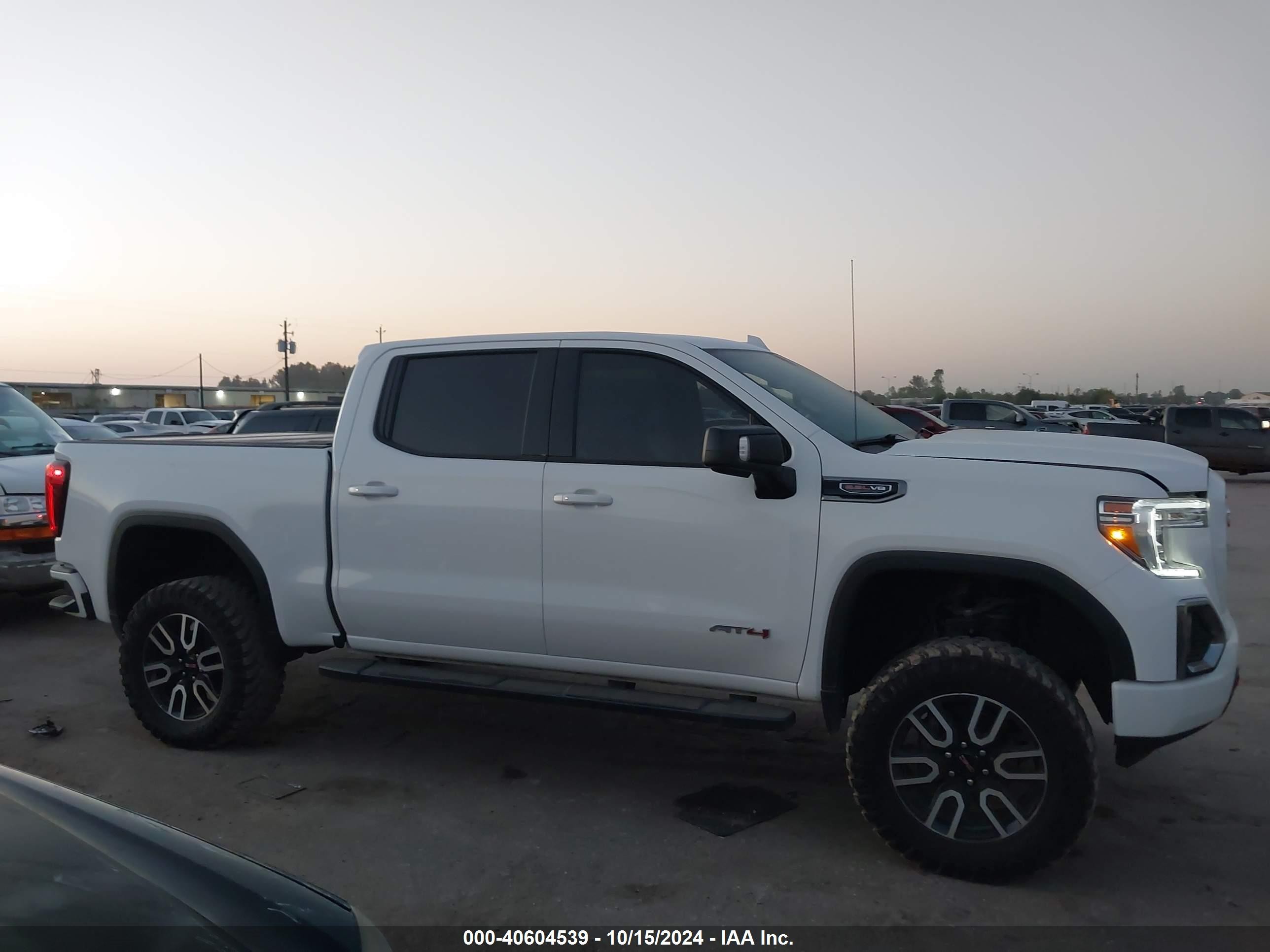 2020 Gmc Sierra 1500 4wd  Short Box At4 White vin: 3GTP9EEL4LG428352