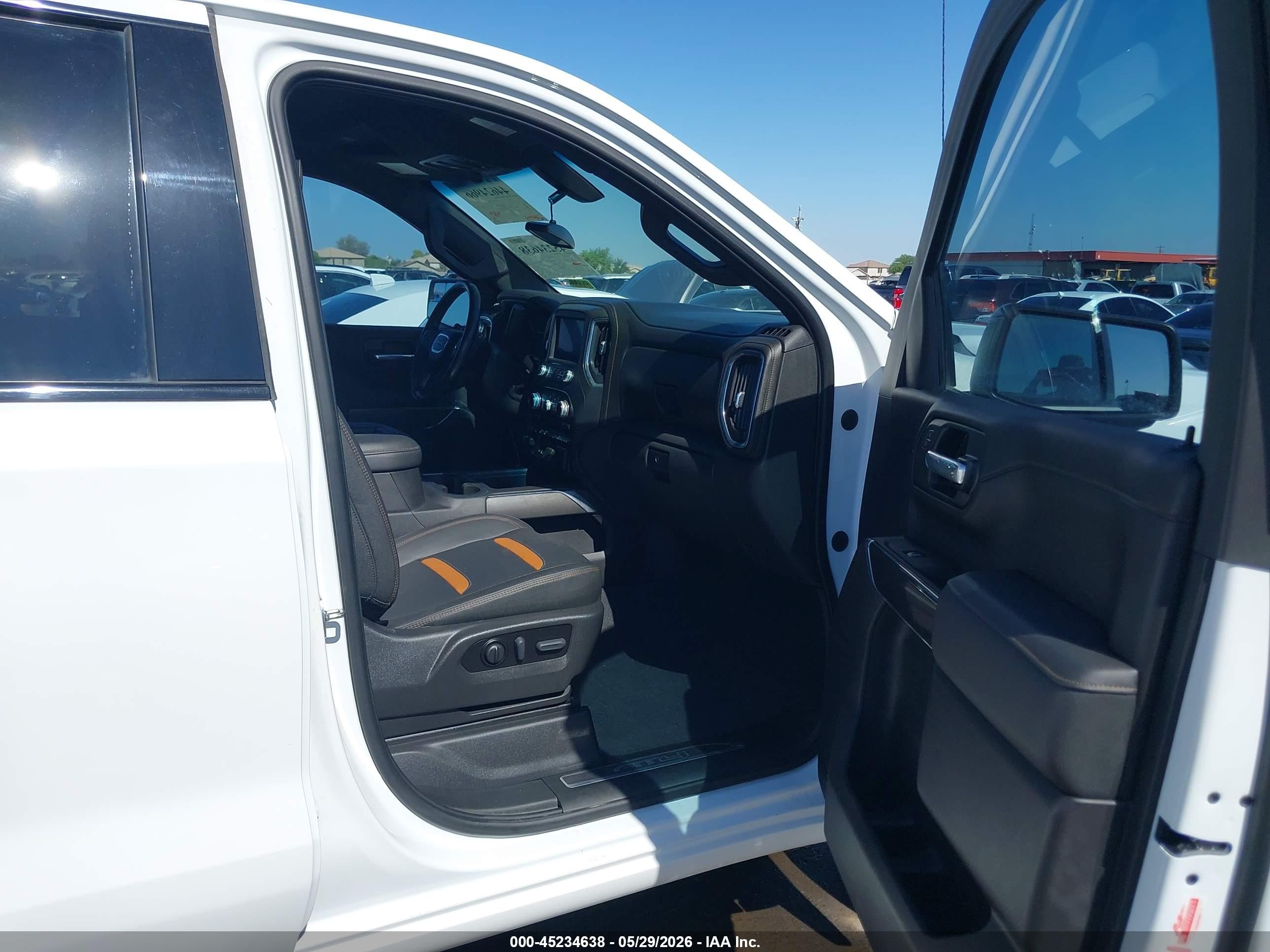 2021 Gmc Sierra 1500 4wd  Short Box At4 White vin: 3GTP9EEL6MG459670