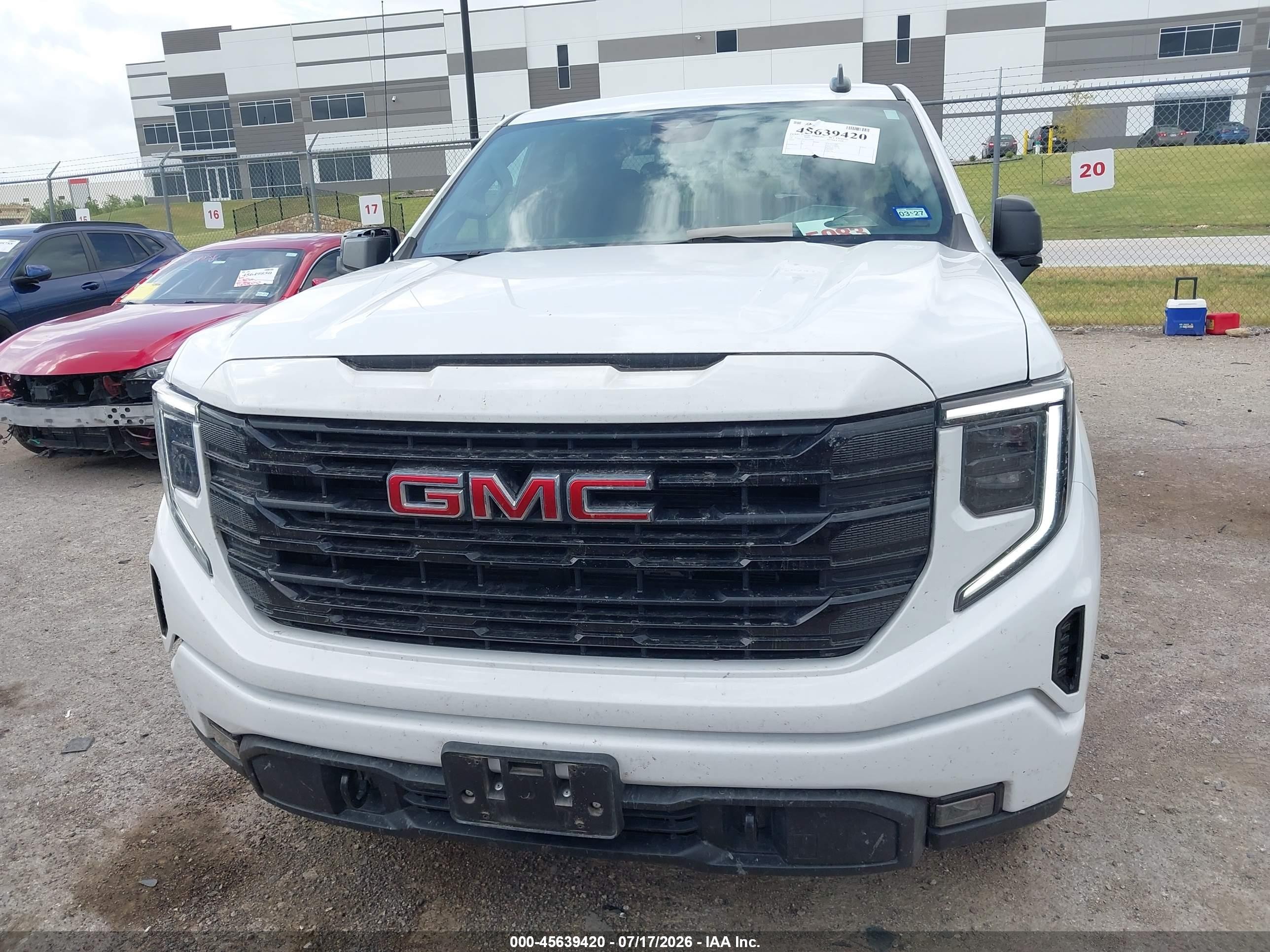2025 Gmc Sierra 1500 2wd  Short Box Elevation White vin: 3GTPHCEK0SG214083