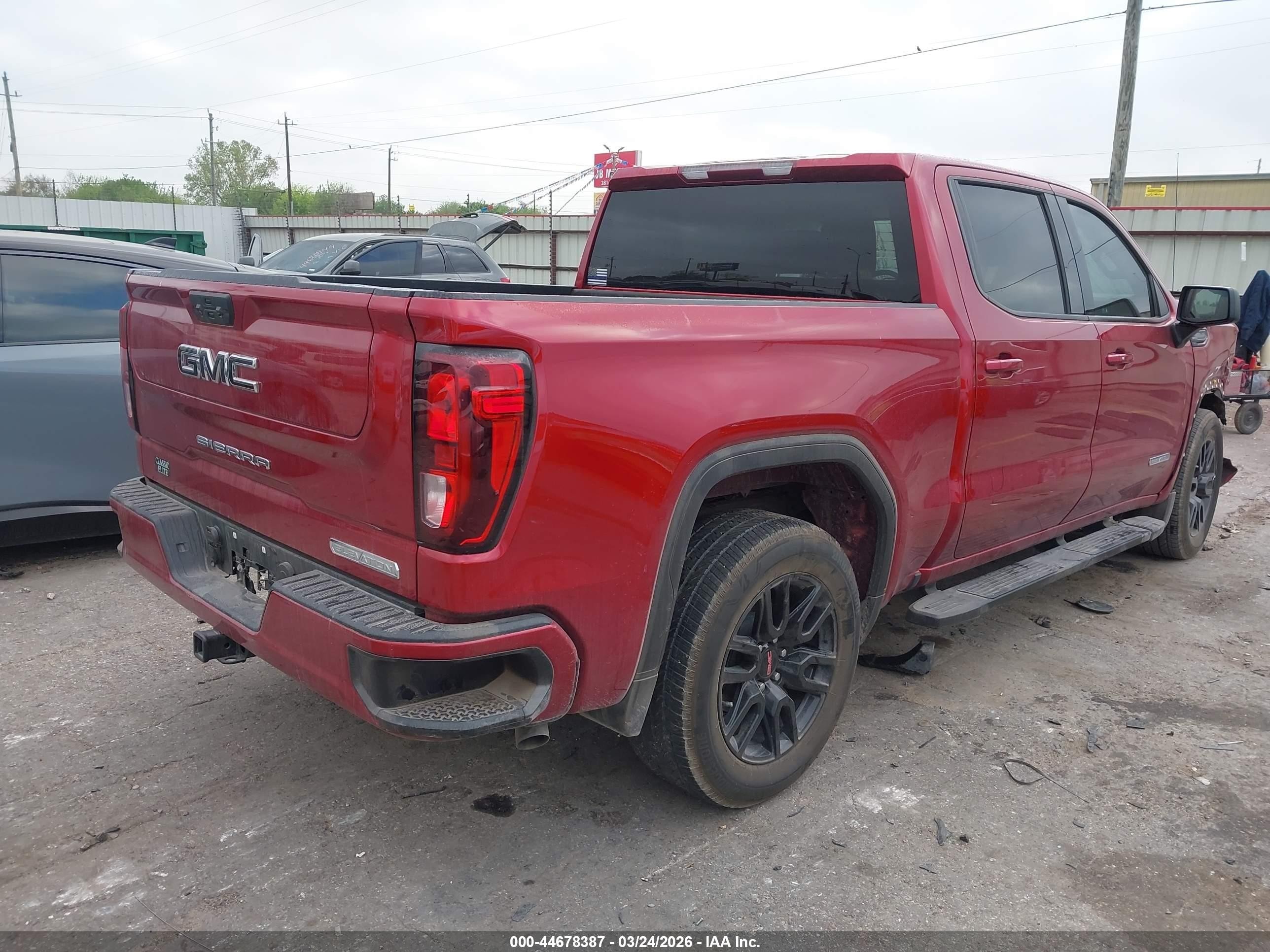 2024 Gmc Sierra 1500 2wd  Short Box Elevation Red vin: 3GTPHCEK4RG373103