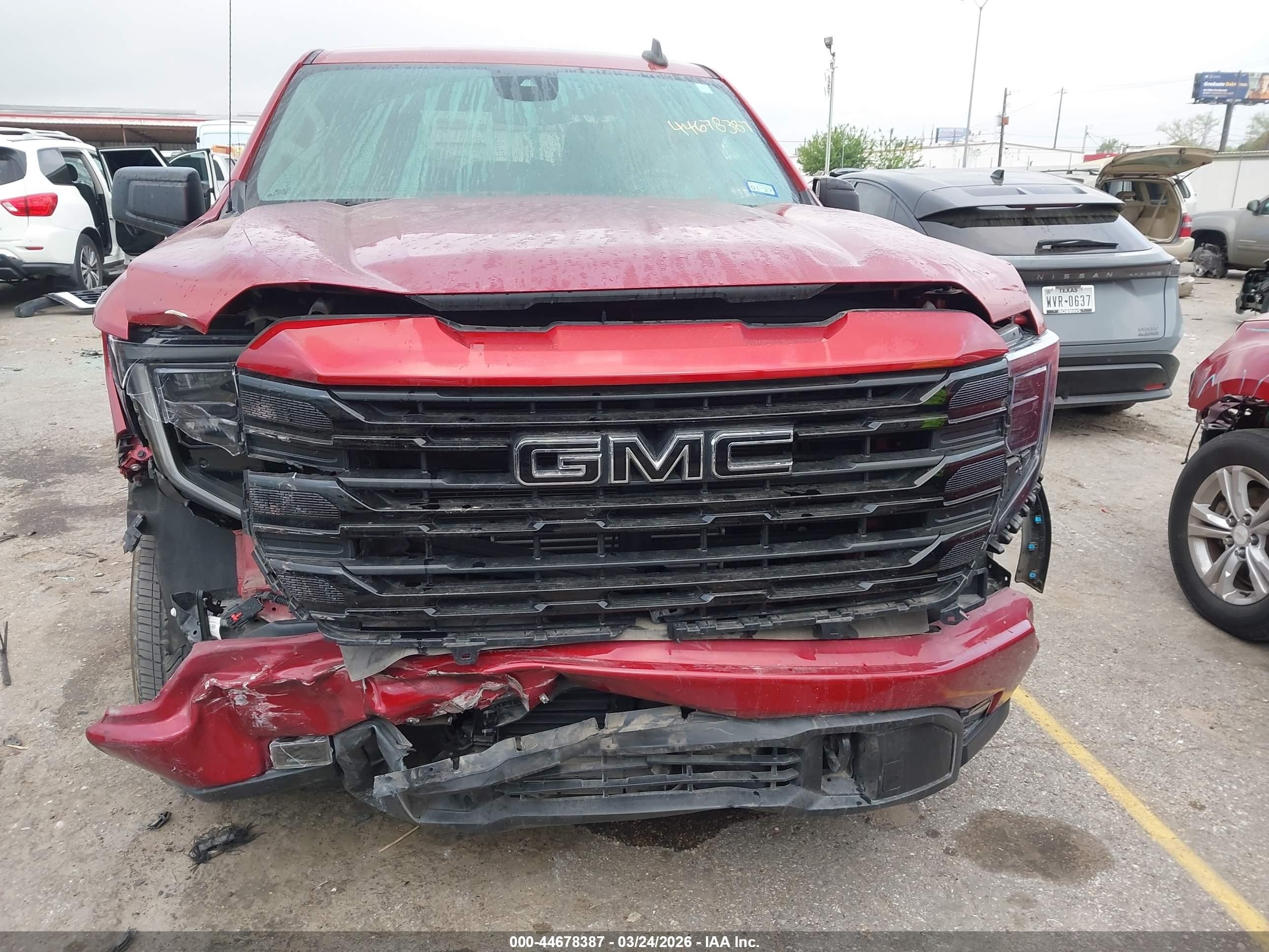 2024 Gmc Sierra 1500 2wd  Short Box Elevation Red vin: 3GTPHCEK4RG373103