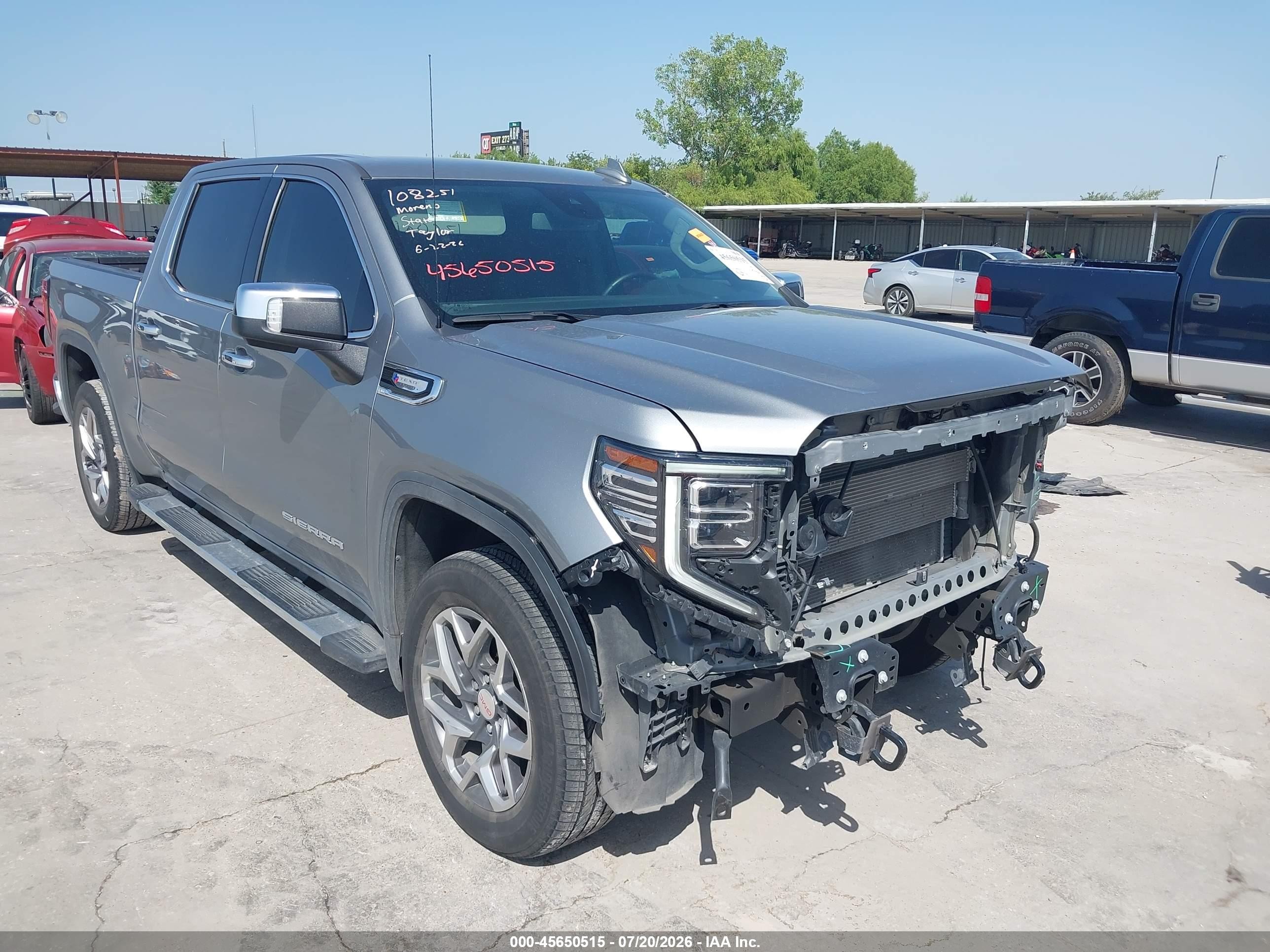 2024 Gmc Sierra 1500 2wd  Short Box Slt Gray vin: 3GTPHDED8RG365240