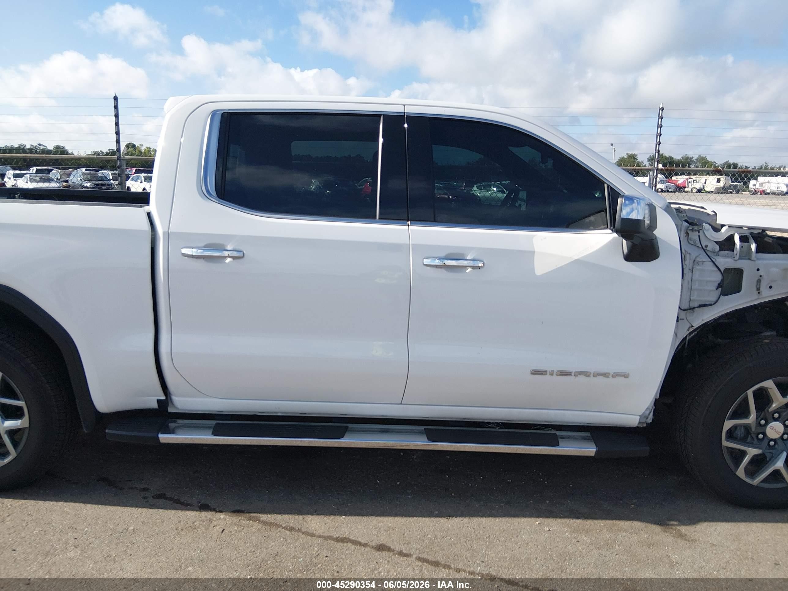 2022 Gmc Sierra 1500 2wd  Short Box Slt Белый vin: 3GTPHDET5NG546653