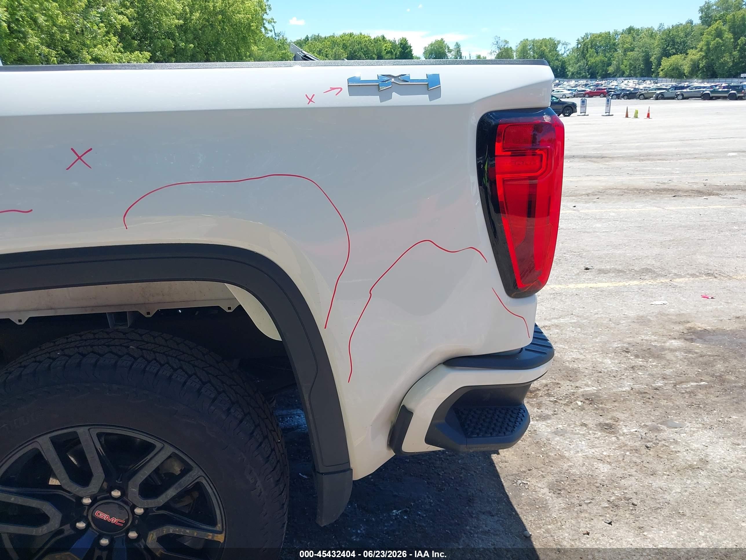 2024 Gmc Sierra 1500 4wd  Short Box Elevation With 3vl Белый vin: 3GTPUJEK0RG249233
