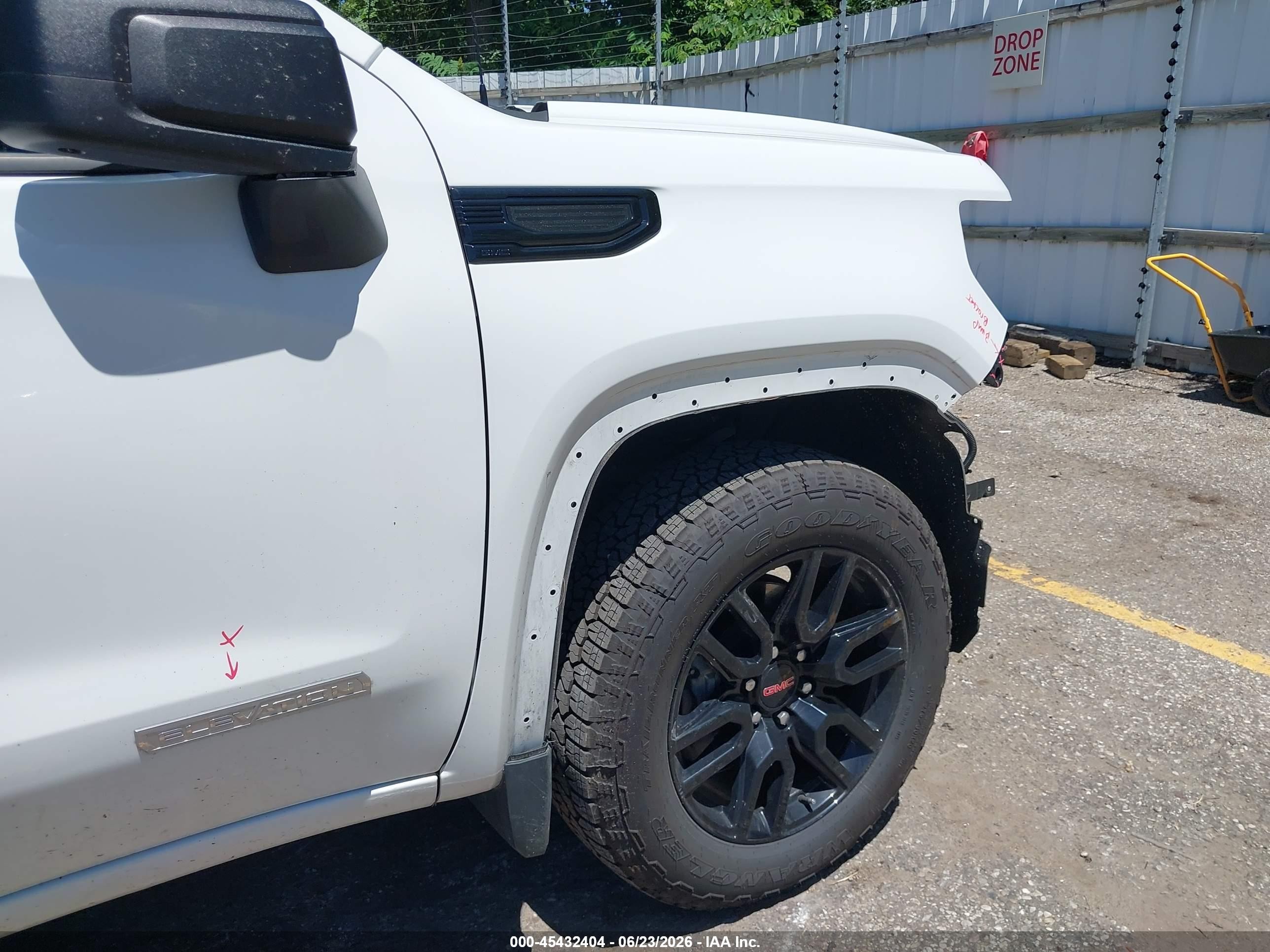 2024 Gmc Sierra 1500 4wd  Short Box Elevation With 3vl Белый vin: 3GTPUJEK0RG249233