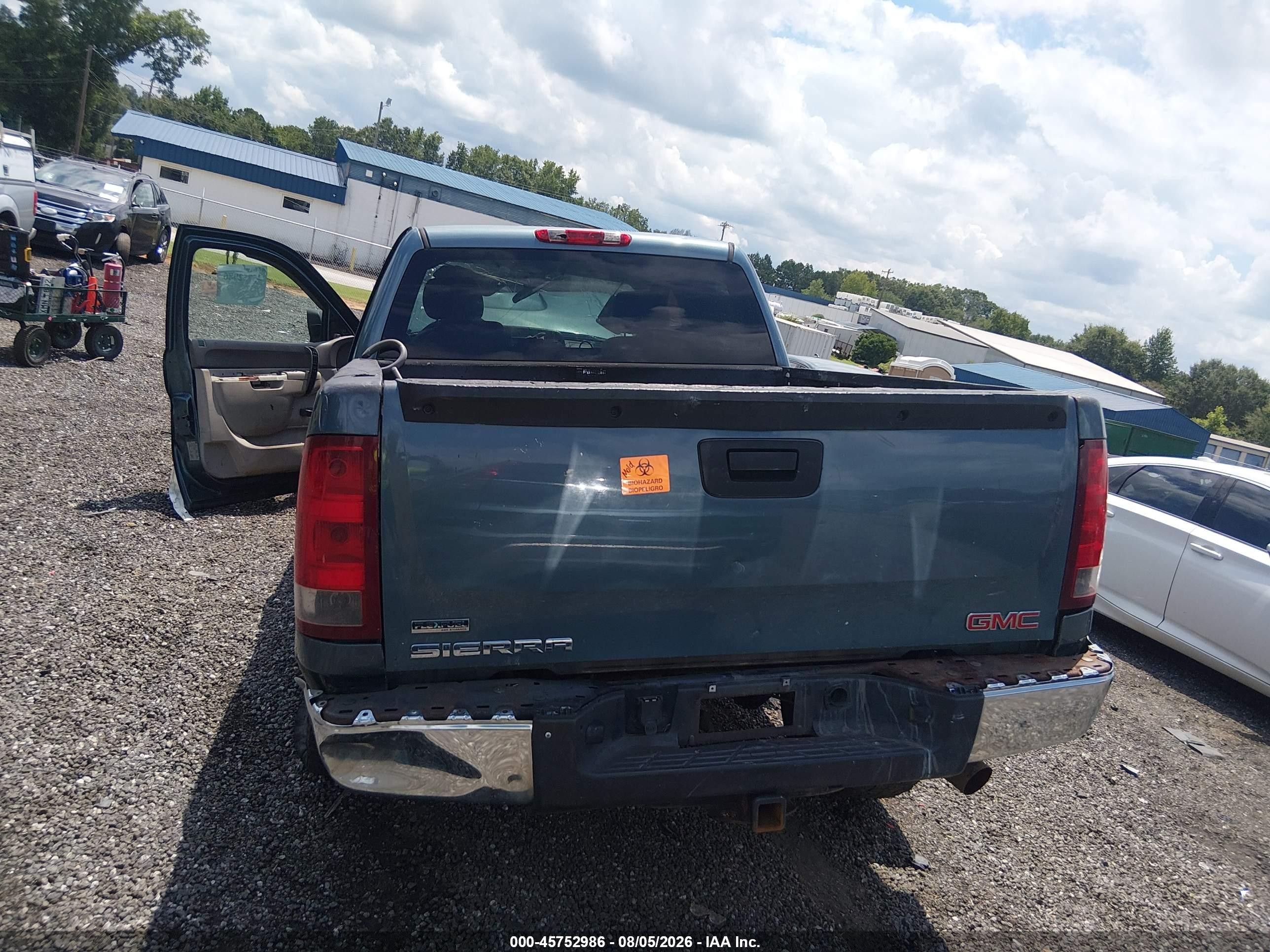 2010 Gmc Sierra 1500 Work Truck Blue vin: 3GTRCTEA1AG128083