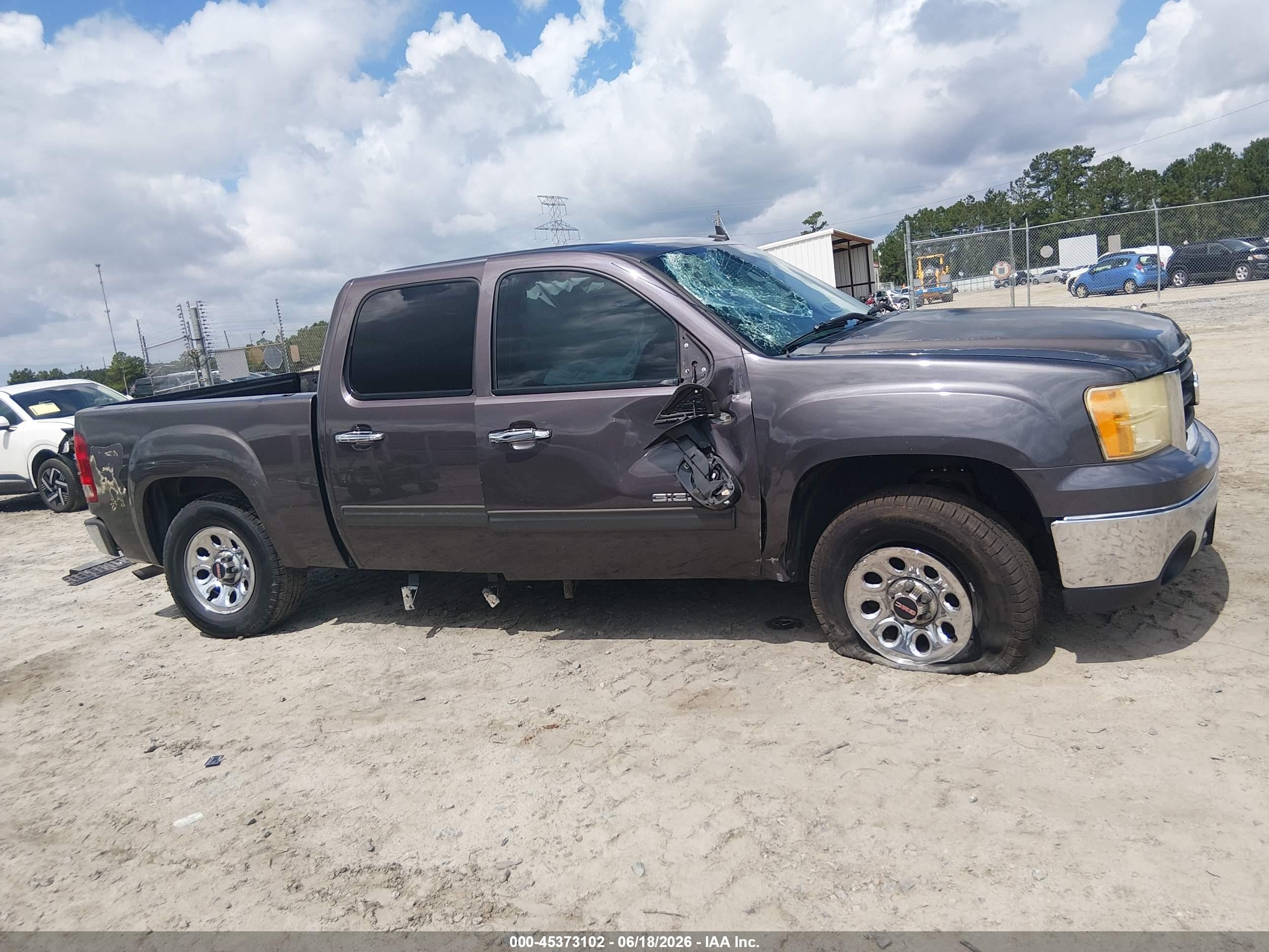 2010 Gmc Sierra 1500 Sl Gray vin: 3GTRCUEA9AG109593