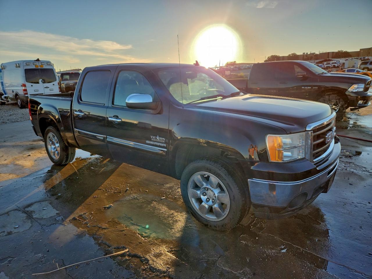 2010 Gmc Sierra C1500 Sle Black vin: 3GTRCVE00AG175012