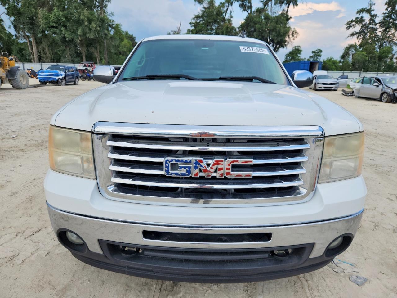 2010 Gmc Sierra C1500 Sle White vin: 3GTRCVE00AG205867