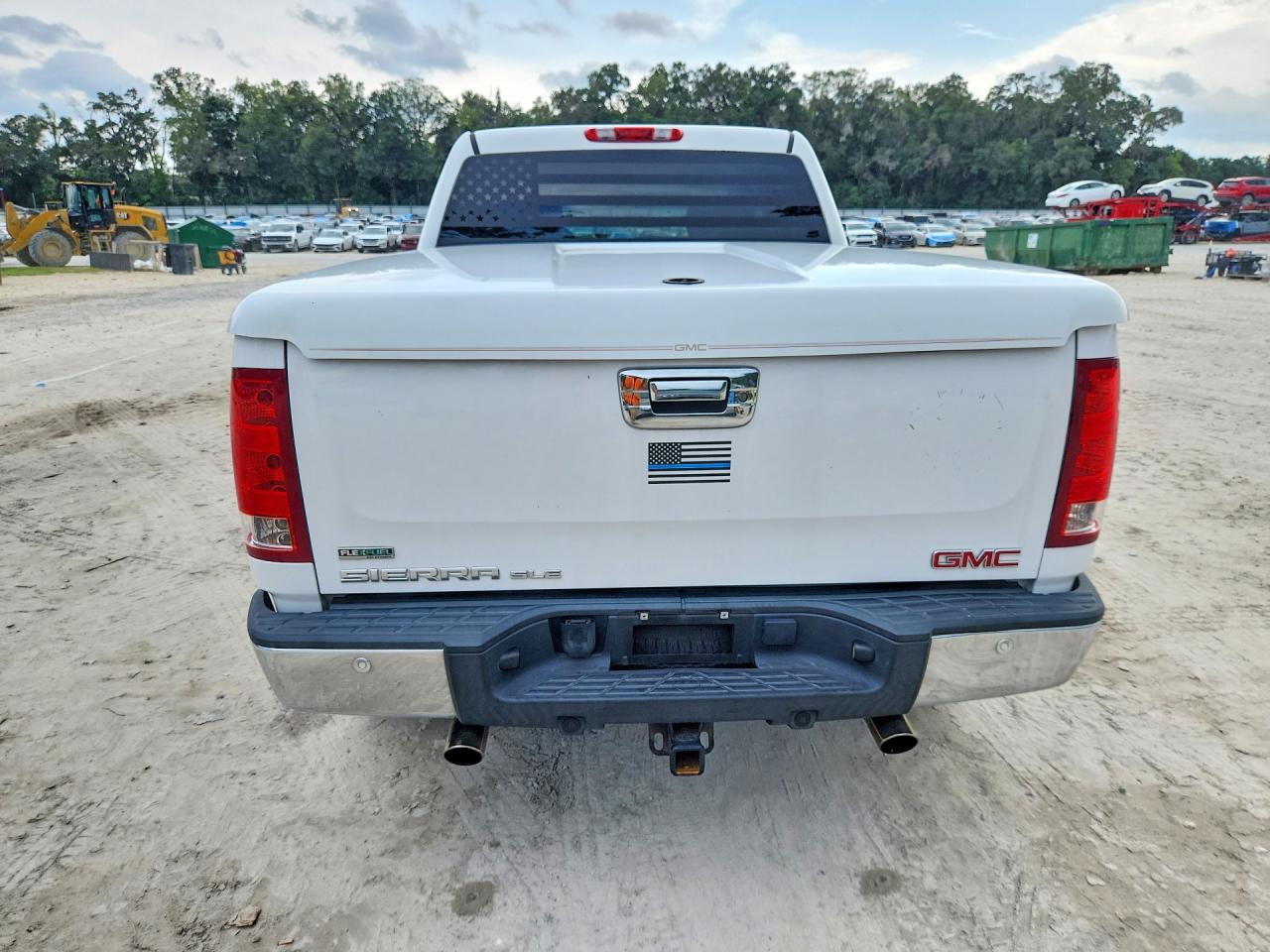 2010 Gmc Sierra C1500 Sle White vin: 3GTRCVE00AG205867