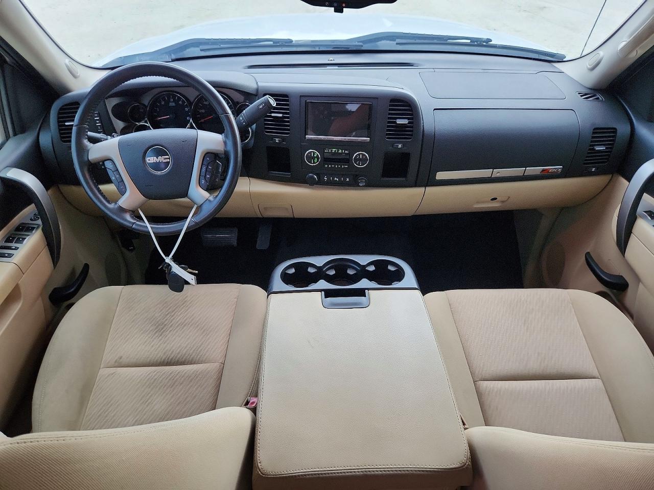 2010 Gmc Sierra C1500 Sle White vin: 3GTRCVE00AG205867