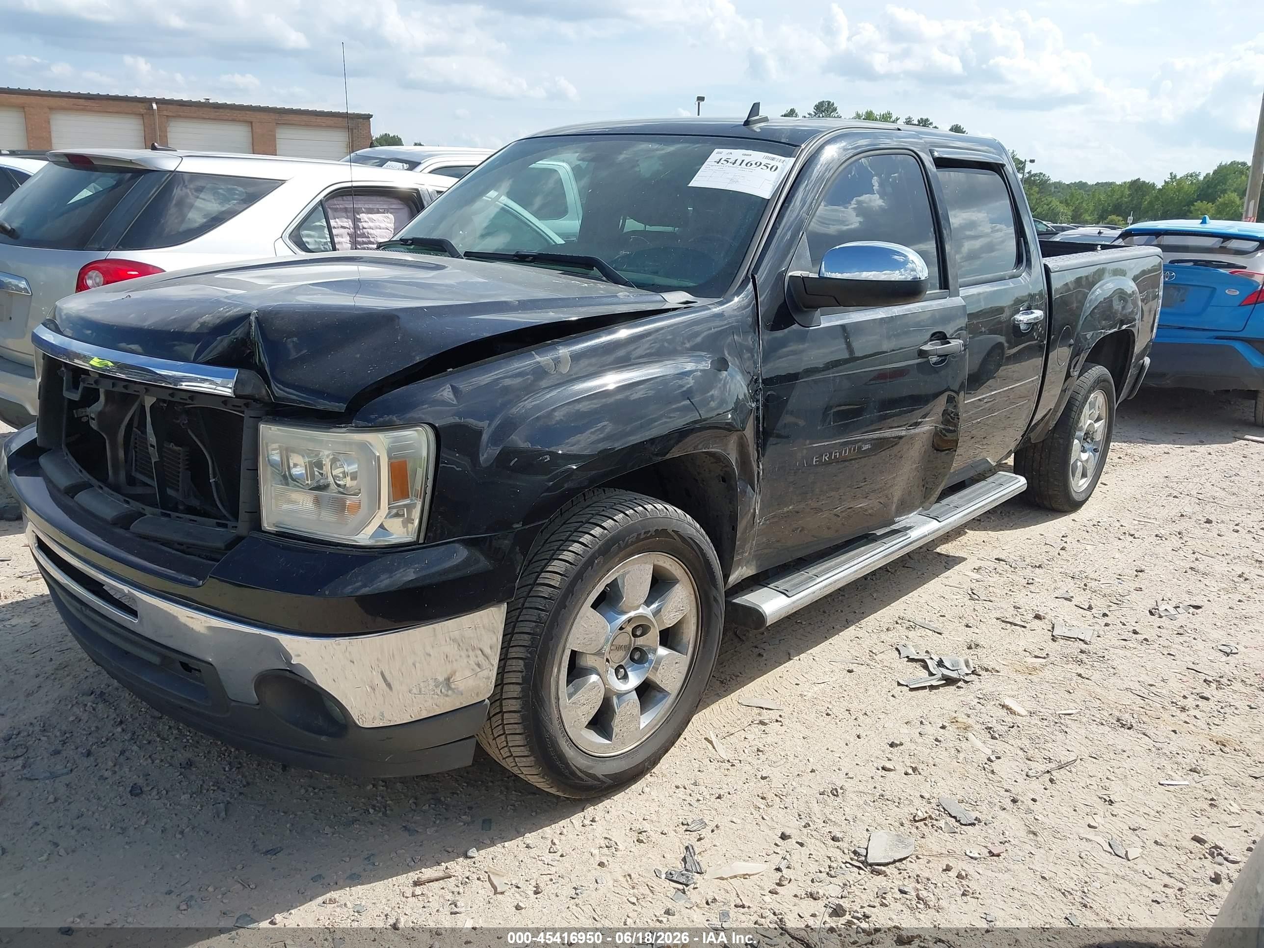 2010 Gmc Sierra 1500 Sle Black vin: 3GTRCVE00AG245494