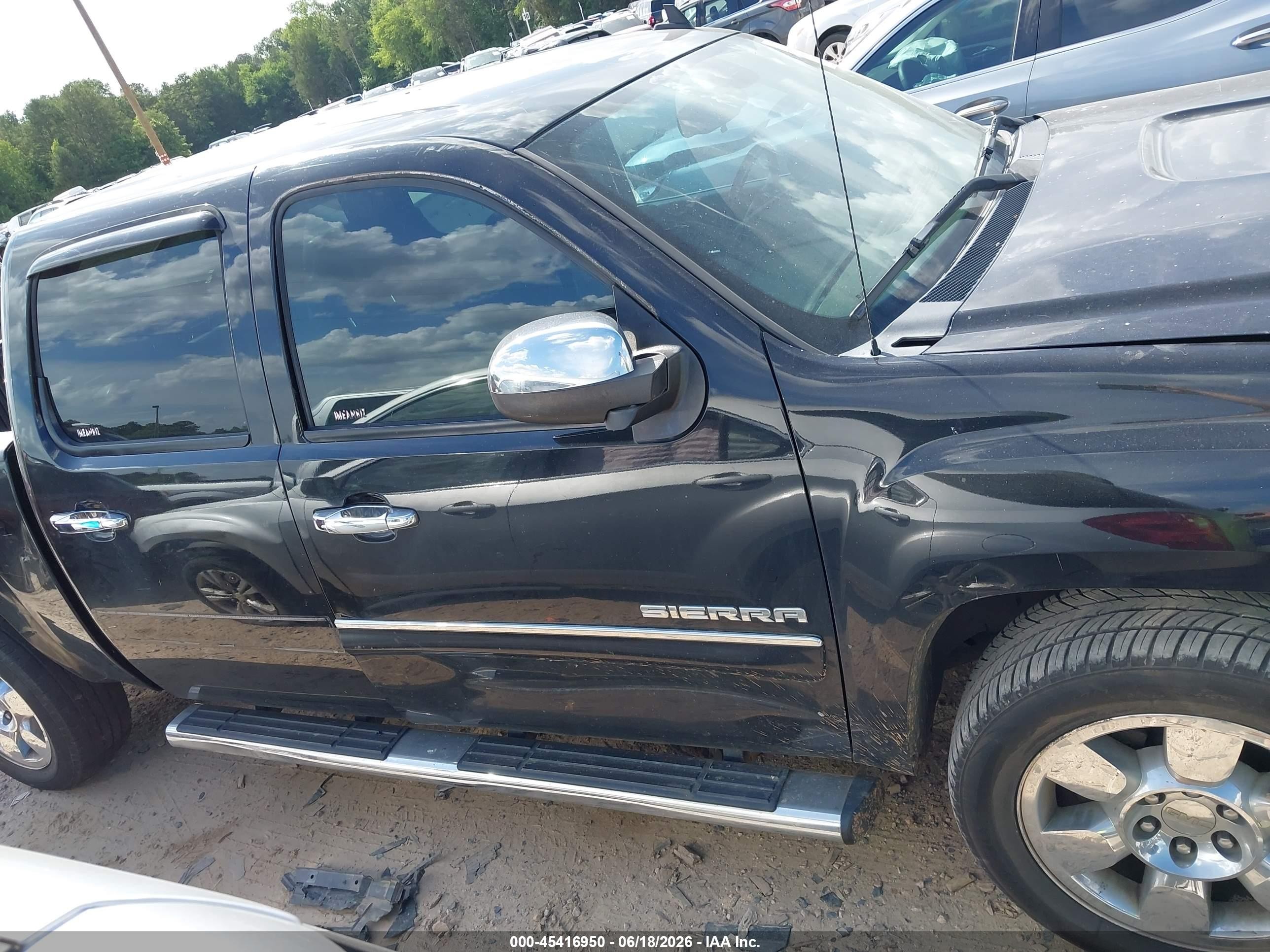 2010 Gmc Sierra 1500 Sle Black vin: 3GTRCVE00AG245494