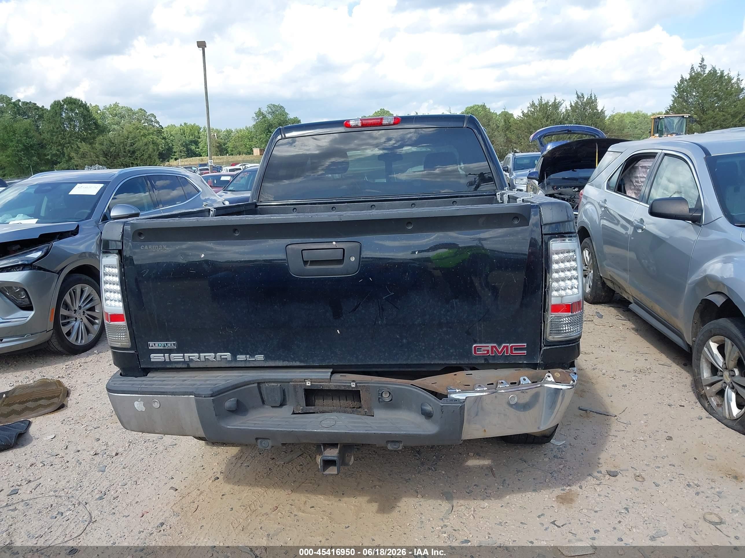 2010 Gmc Sierra 1500 Sle Black vin: 3GTRCVE00AG245494