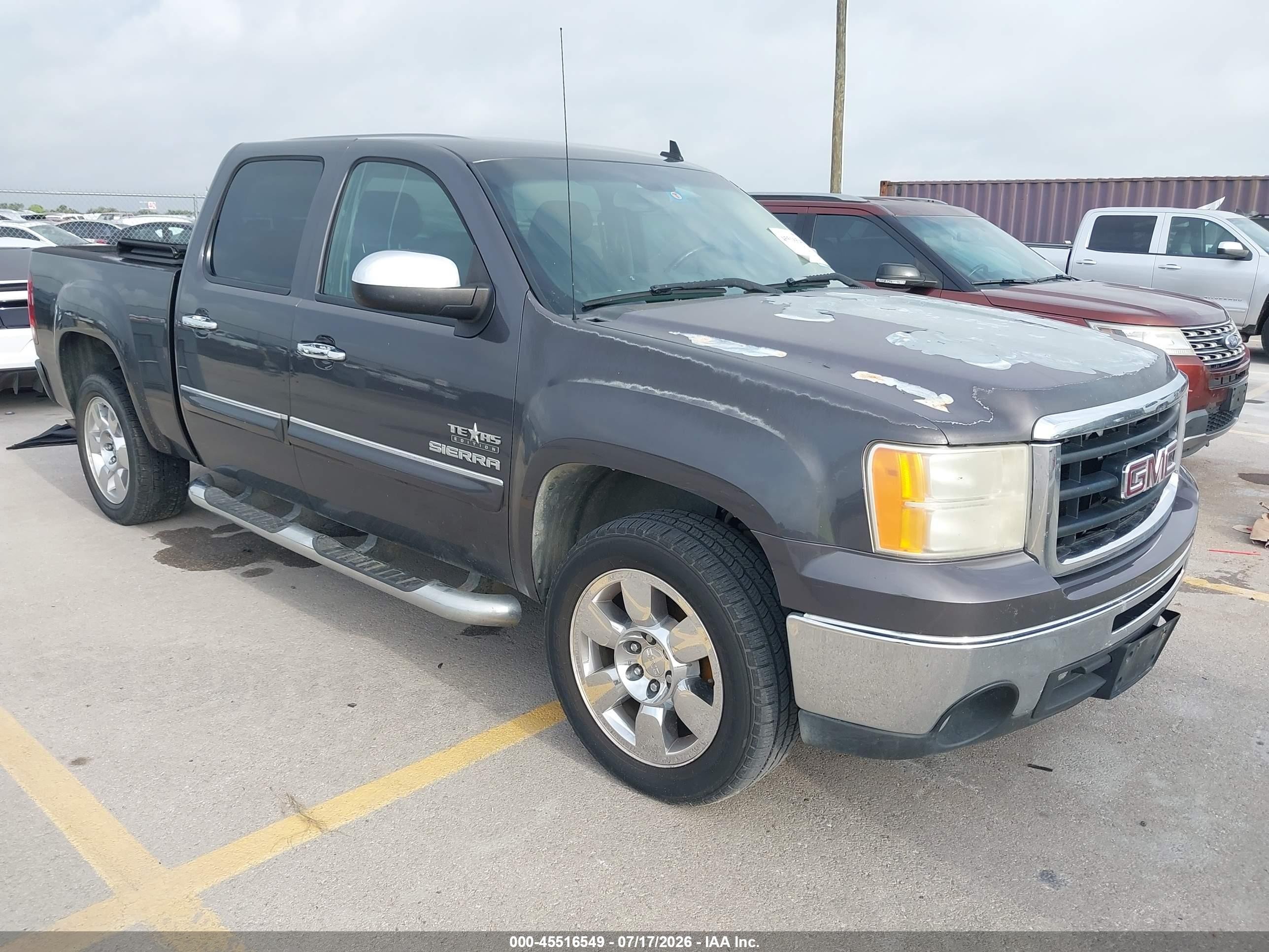 2010 Gmc Sierra 1500 Sle Gray vin: 3GTRCVE01AG237985