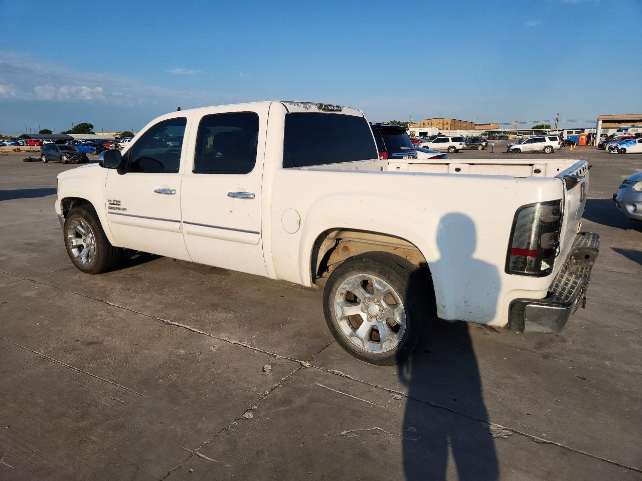 2010 Gmc Sierra C1500 Sle White vin: 3GTRCVE01AG274681