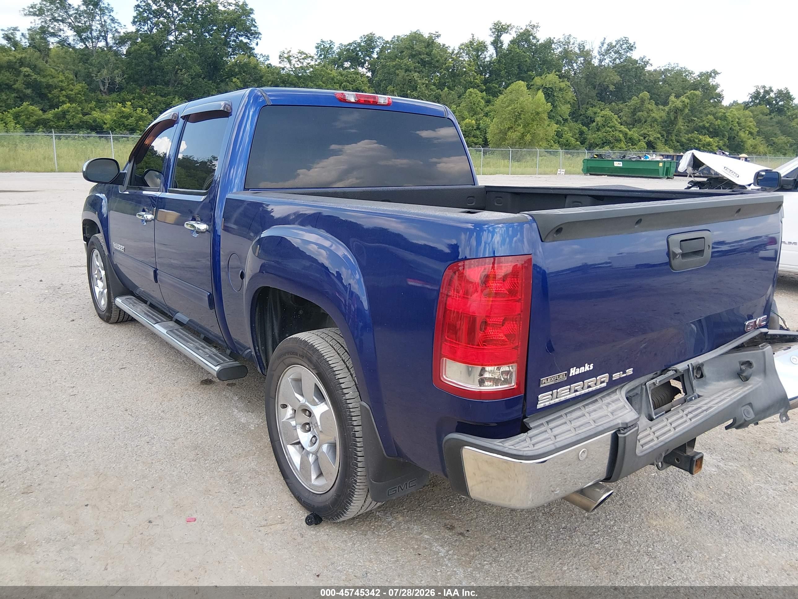 2010 Gmc Sierra 1500 Sle Dark Blue vin: 3GTRCVE03AG253766