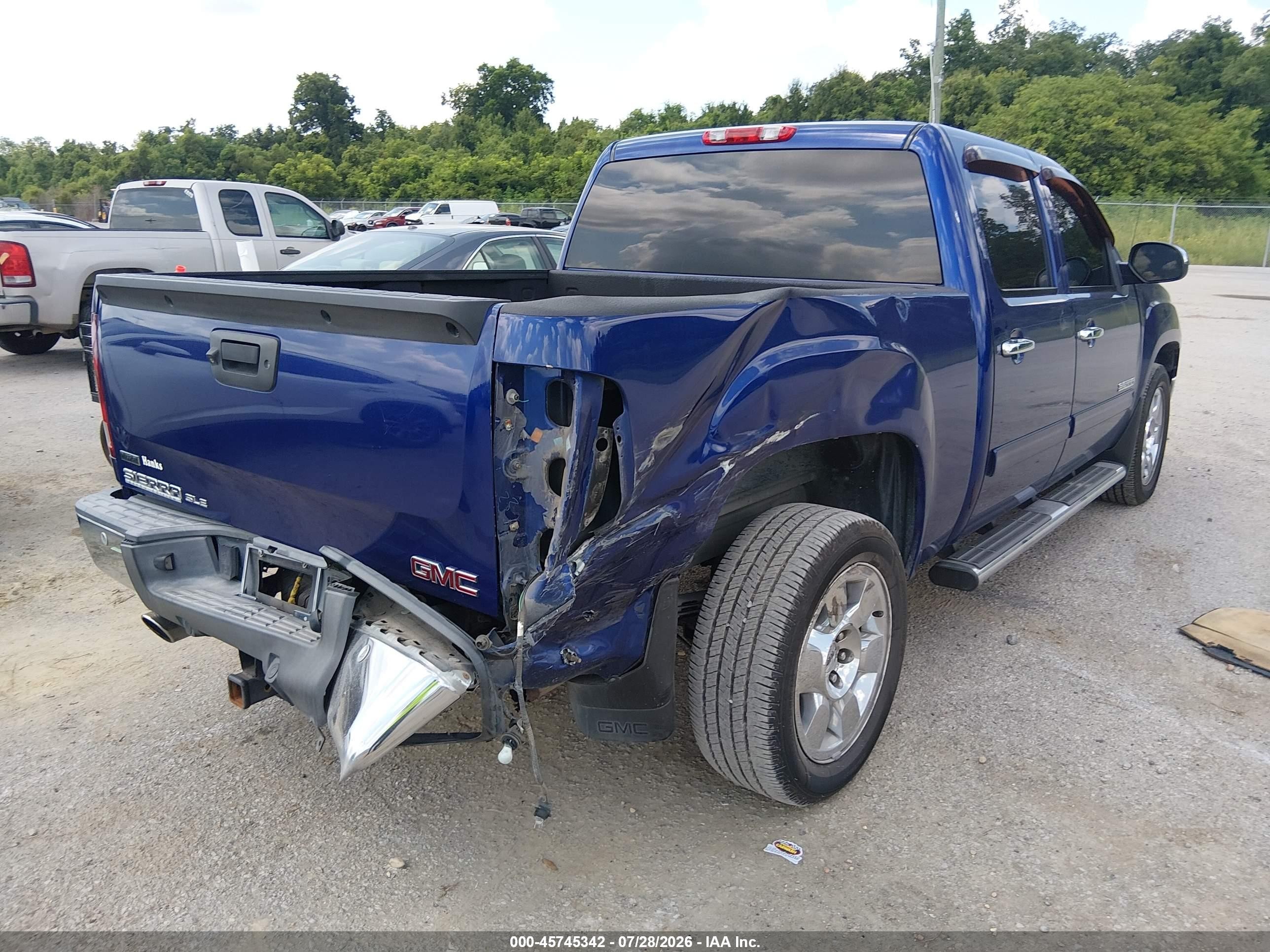 2010 Gmc Sierra 1500 Sle Dark Blue vin: 3GTRCVE03AG253766