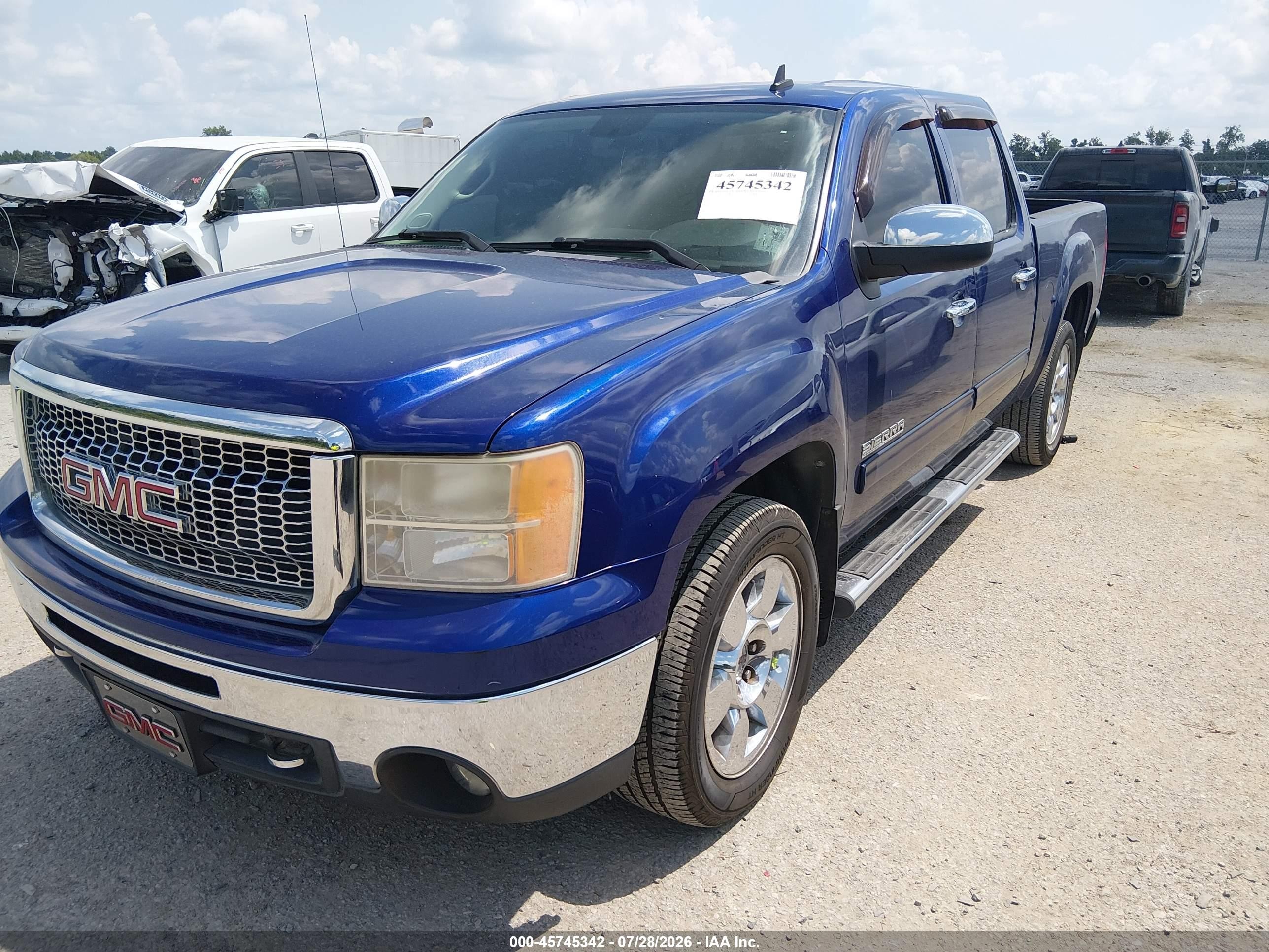 2010 Gmc Sierra 1500 Sle Dark Blue vin: 3GTRCVE03AG253766