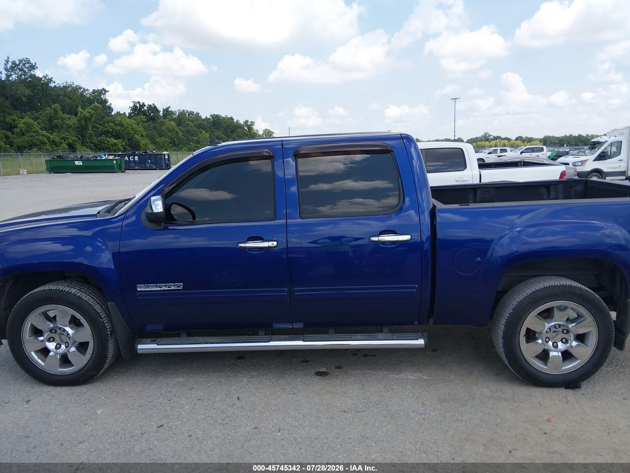 2010 Gmc Sierra 1500 Sle Dark Blue vin: 3GTRCVE03AG253766