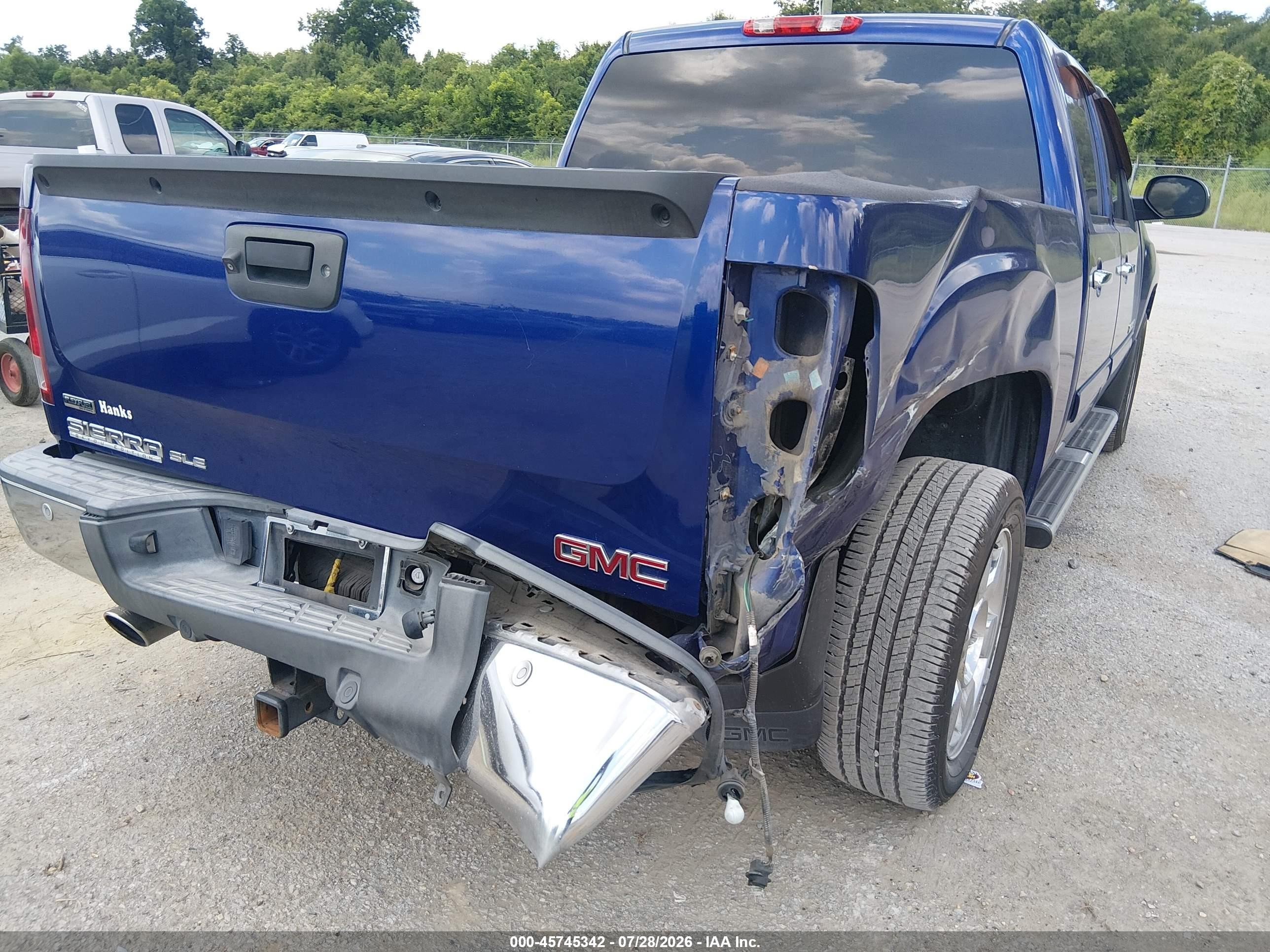 2010 Gmc Sierra 1500 Sle Dark Blue vin: 3GTRCVE03AG253766