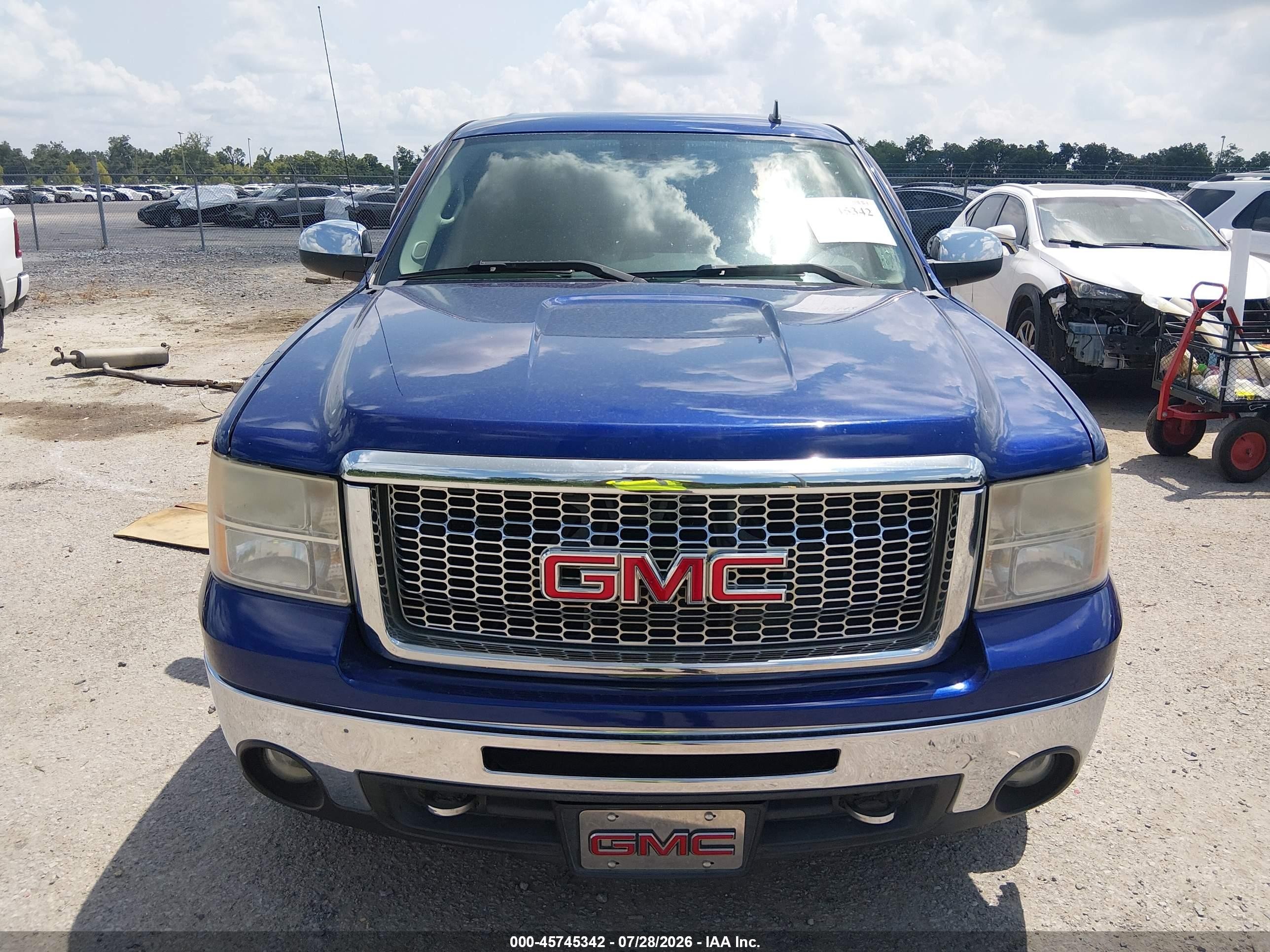 2010 Gmc Sierra 1500 Sle Dark Blue vin: 3GTRCVE03AG253766