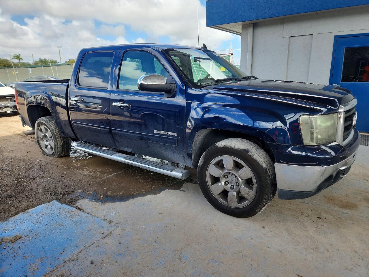 2010 Gmc Sierra C1500 Sle Blue vin: 3GTRCVE04AG224468