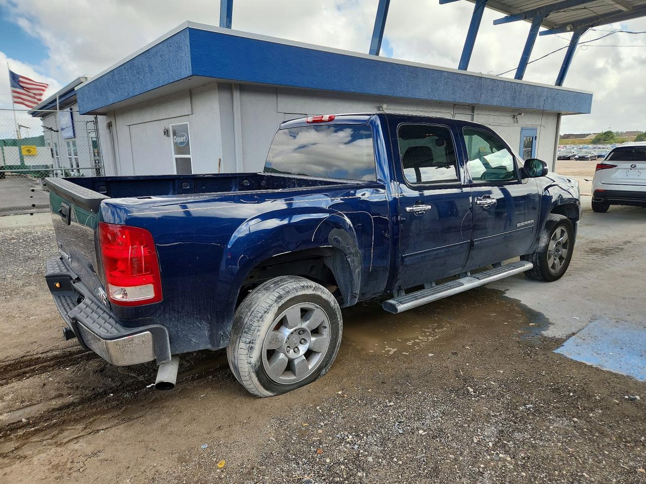 2010 Gmc Sierra C1500 Sle Blue vin: 3GTRCVE04AG224468