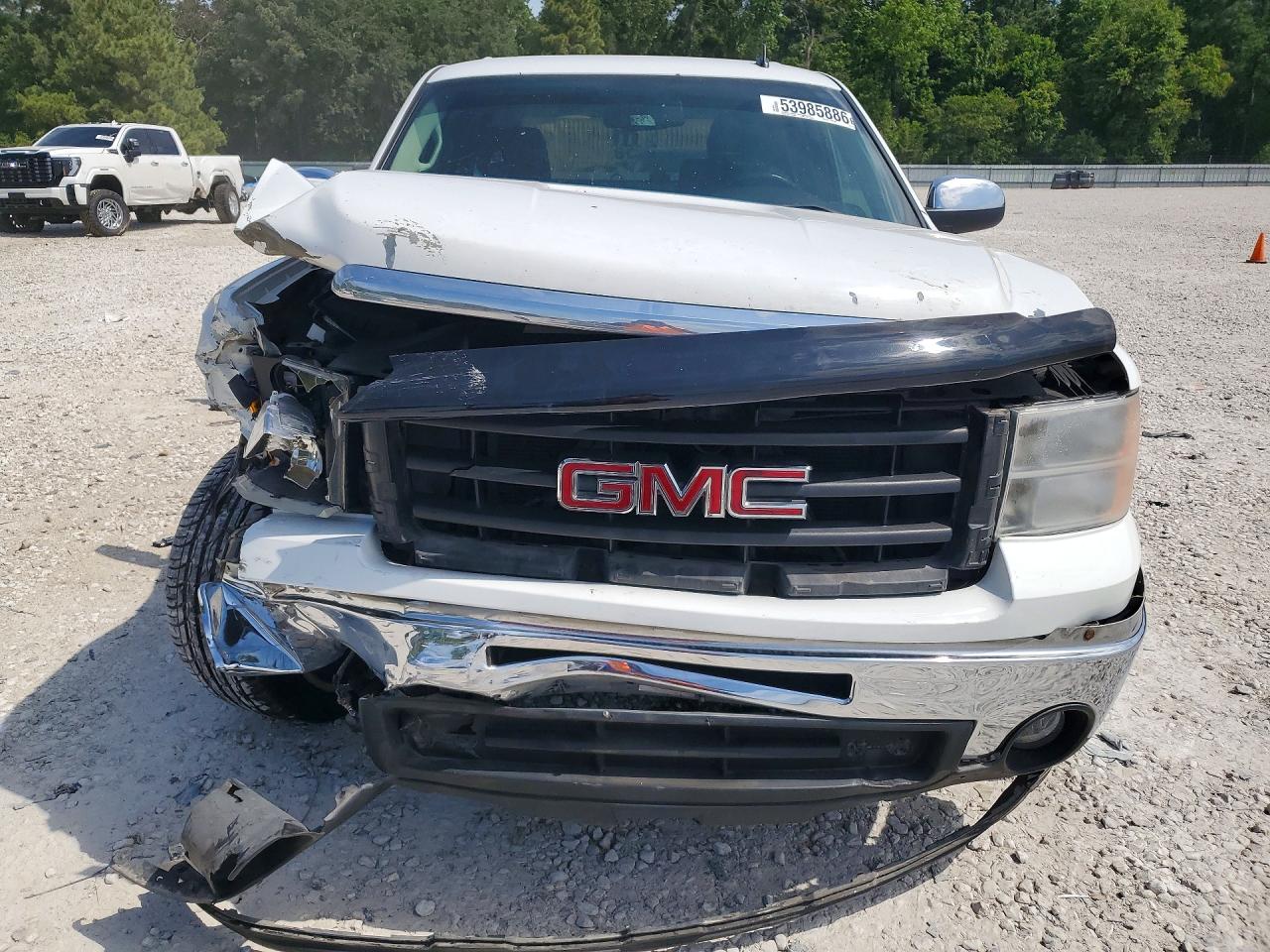 2010 Gmc Sierra C1500 Sle White vin: 3GTRCVE05AG101617