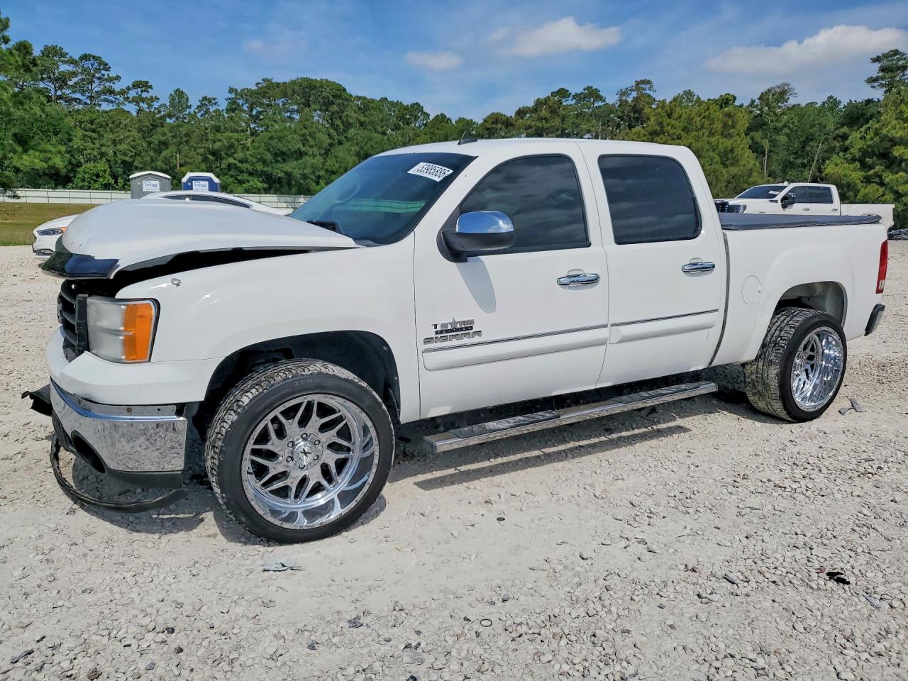 2010 Gmc Sierra C1500 Sle White vin: 3GTRCVE05AG101617