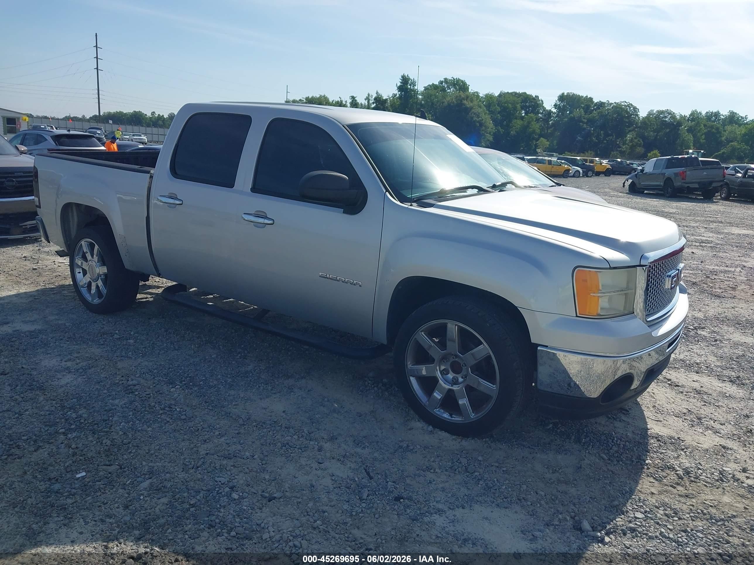 2010 Gmc Sierra 1500 Sle Silver vin: 3GTRCVE05AG244387