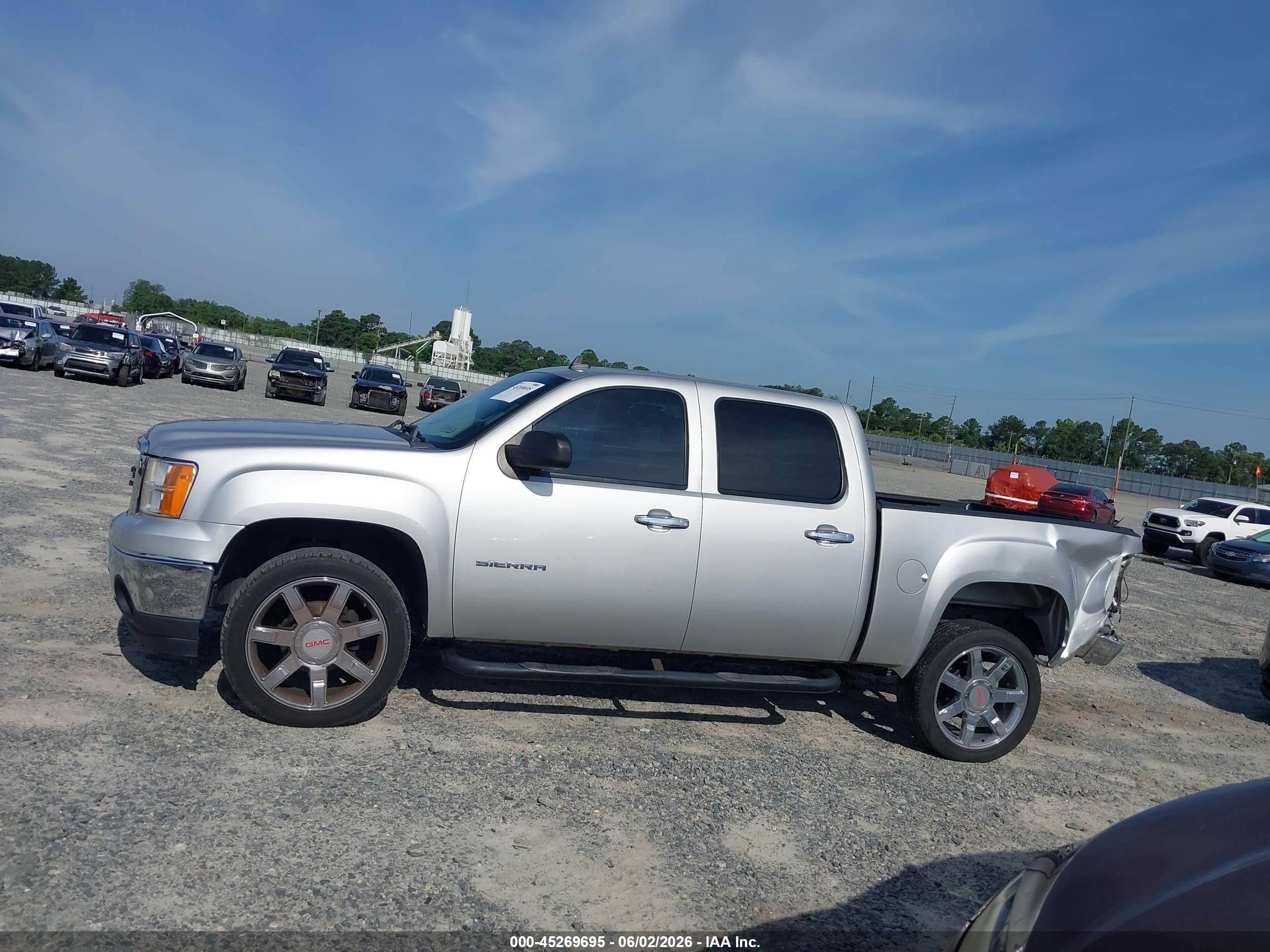2010 Gmc Sierra 1500 Sle Silver vin: 3GTRCVE05AG244387